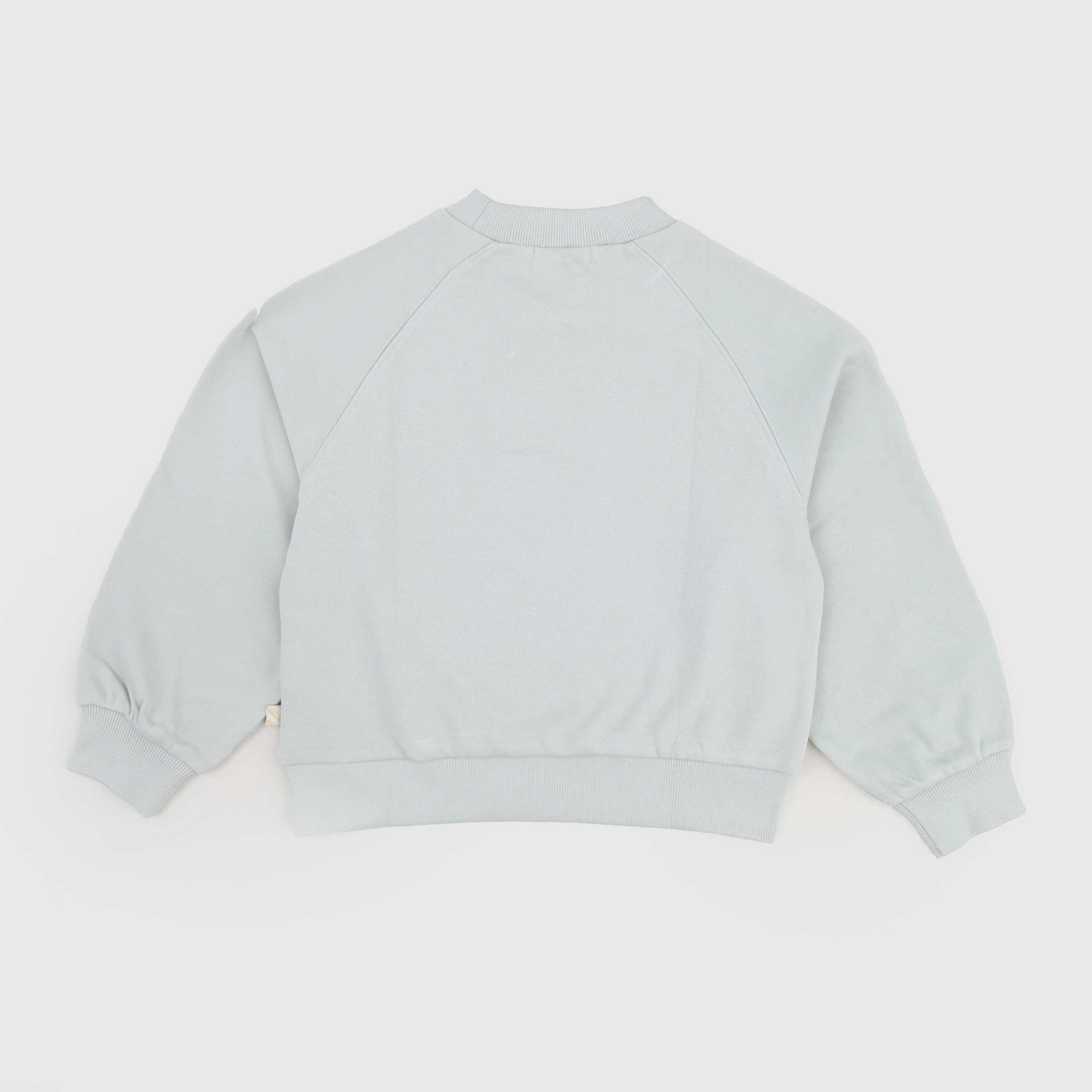 Felpa Verde Acqua Con Stampa Firmata BILLIEBLUSH - annameglio.com abbigliamento moda