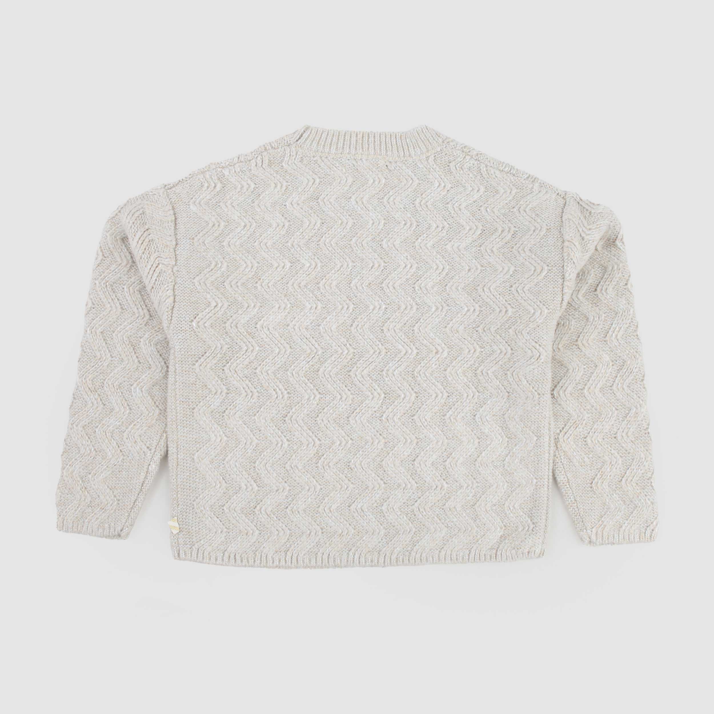 Felpa Girocollo Beige Firmata BILLIEBLUSH - annameglio.com abbigliamento moda