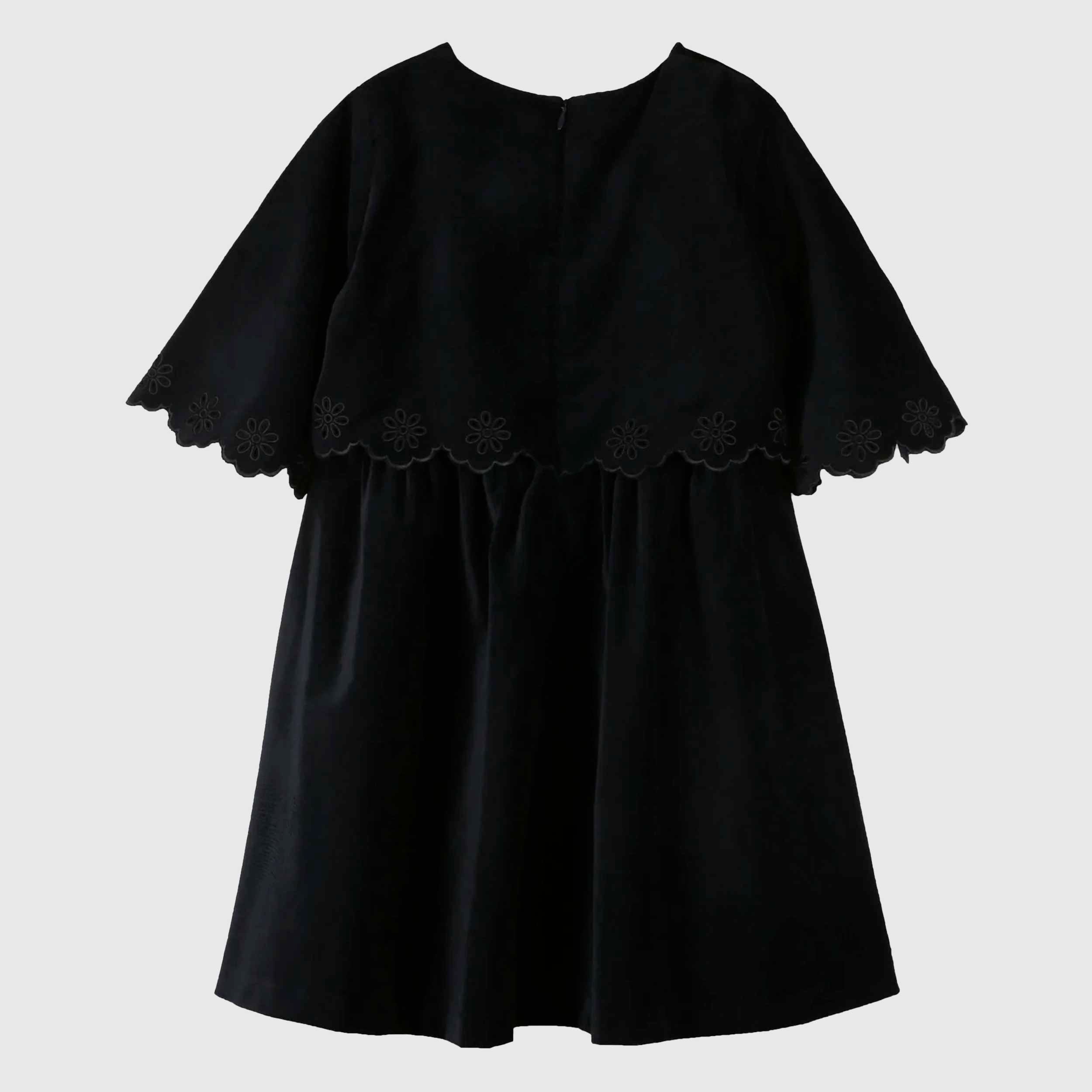 Abito Nero In Velluto Con Zip Firmato CHLOE - annameglio.com abbigliamento moda