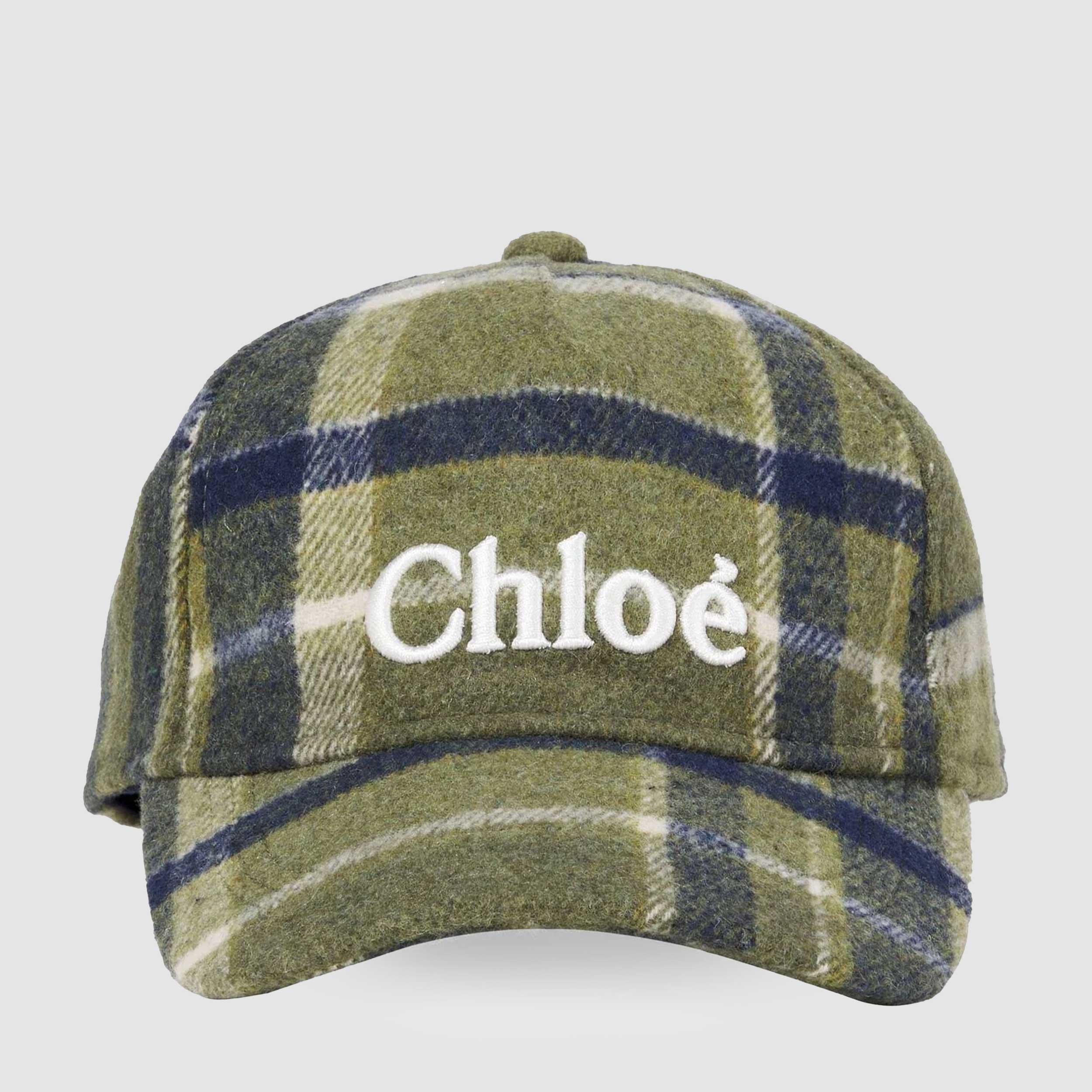 Cappello Da Baseball A Quadri Firmato CHLOE - annameglio.com abbigliamento moda