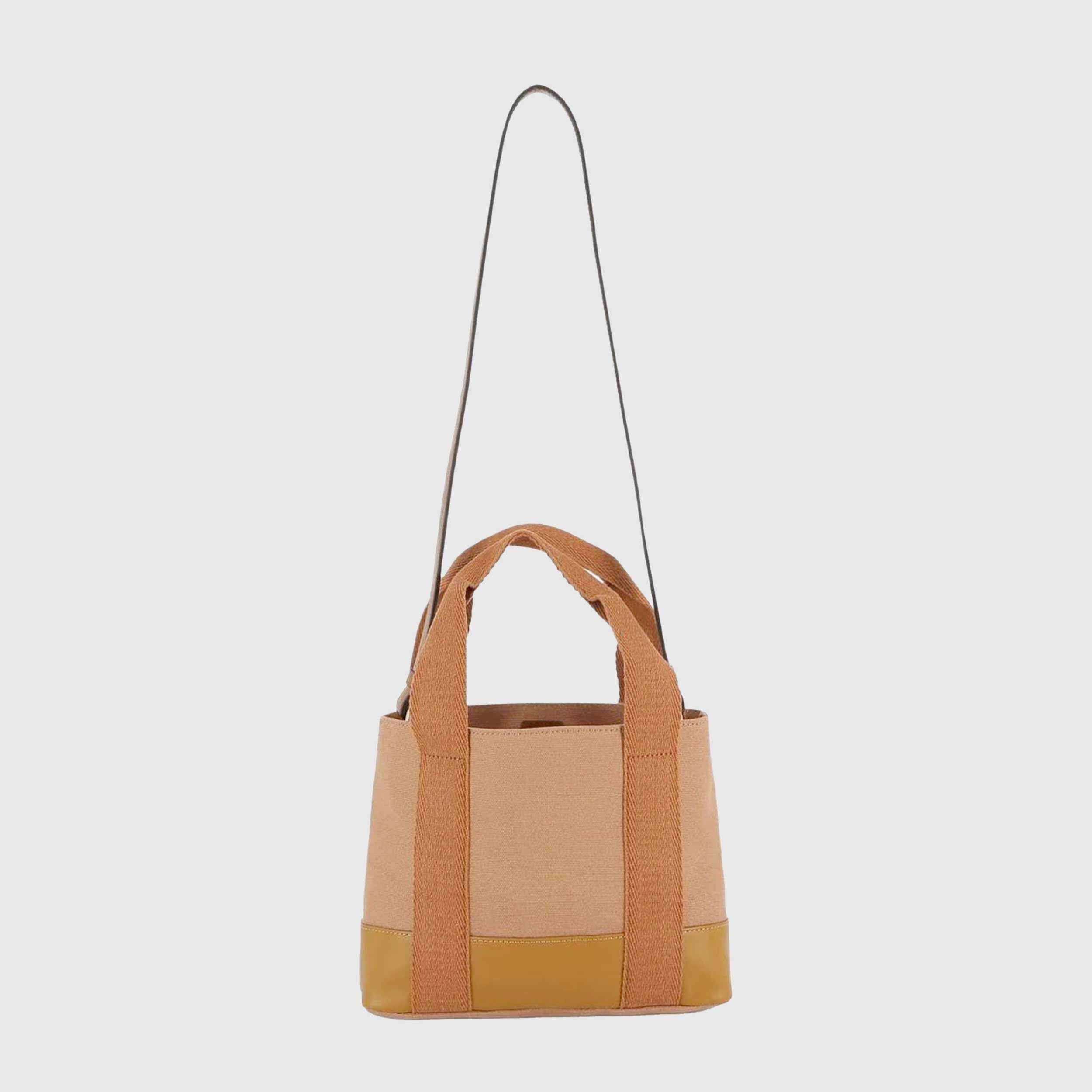 Borsa Tote In Tela Marrone Firmata CHLOE - annameglio.com abbigliamento moda
