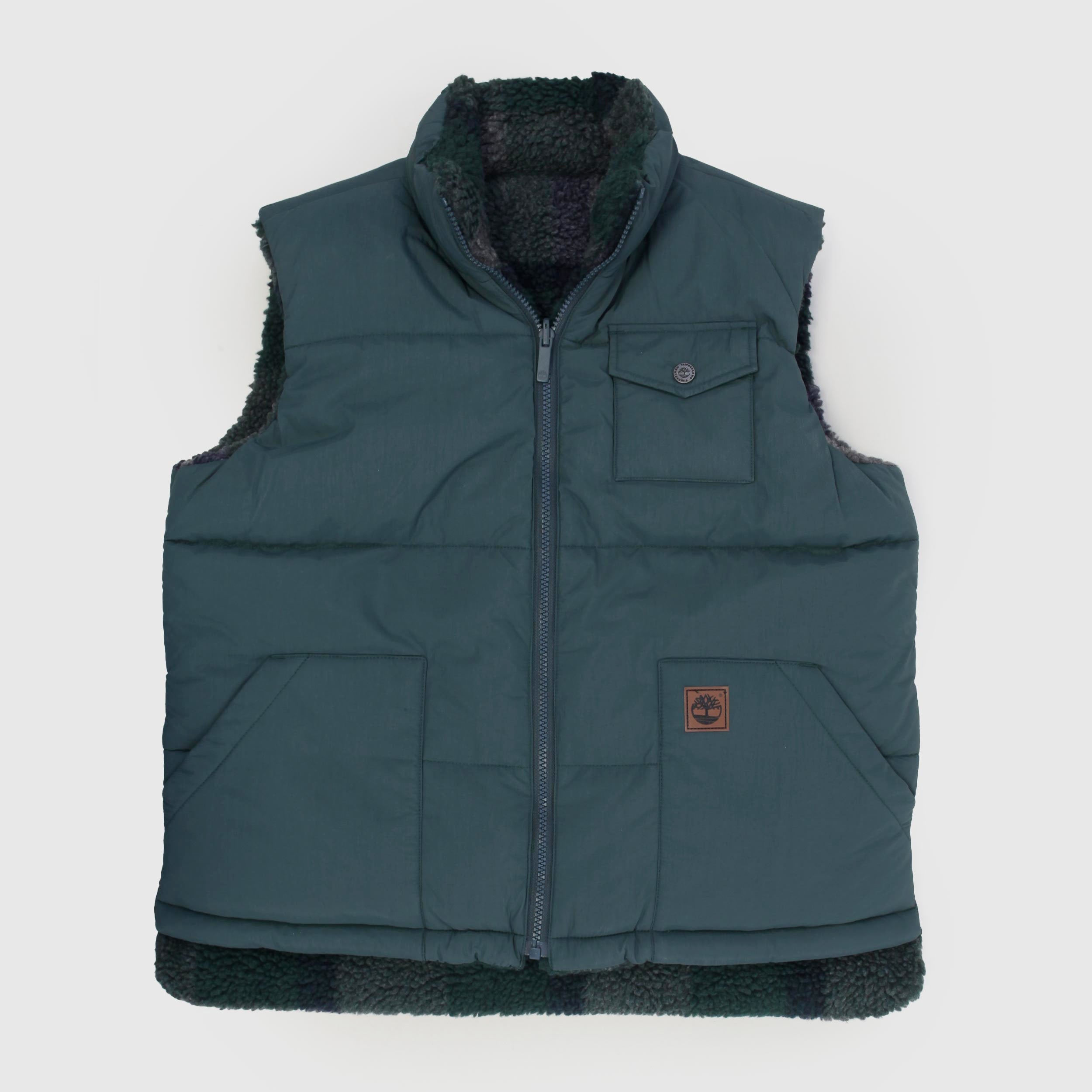 Smanicato Verde A Quadri Firmato TIMBERLAND - annameglio.com abbigliamento moda