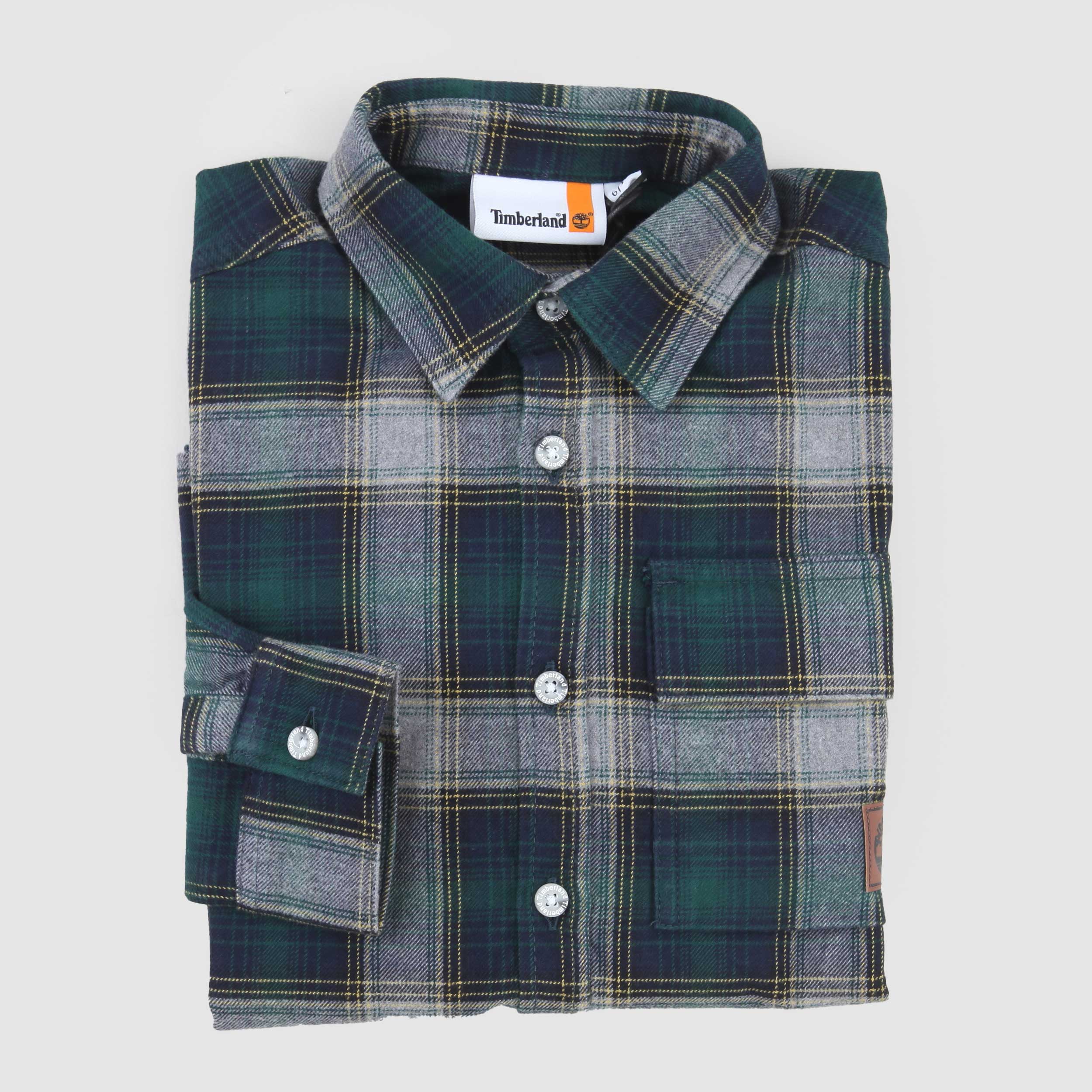 Camicia Scozzese Con Taschino Firmata TIMBERLAND - annameglio.com abbigliamento moda