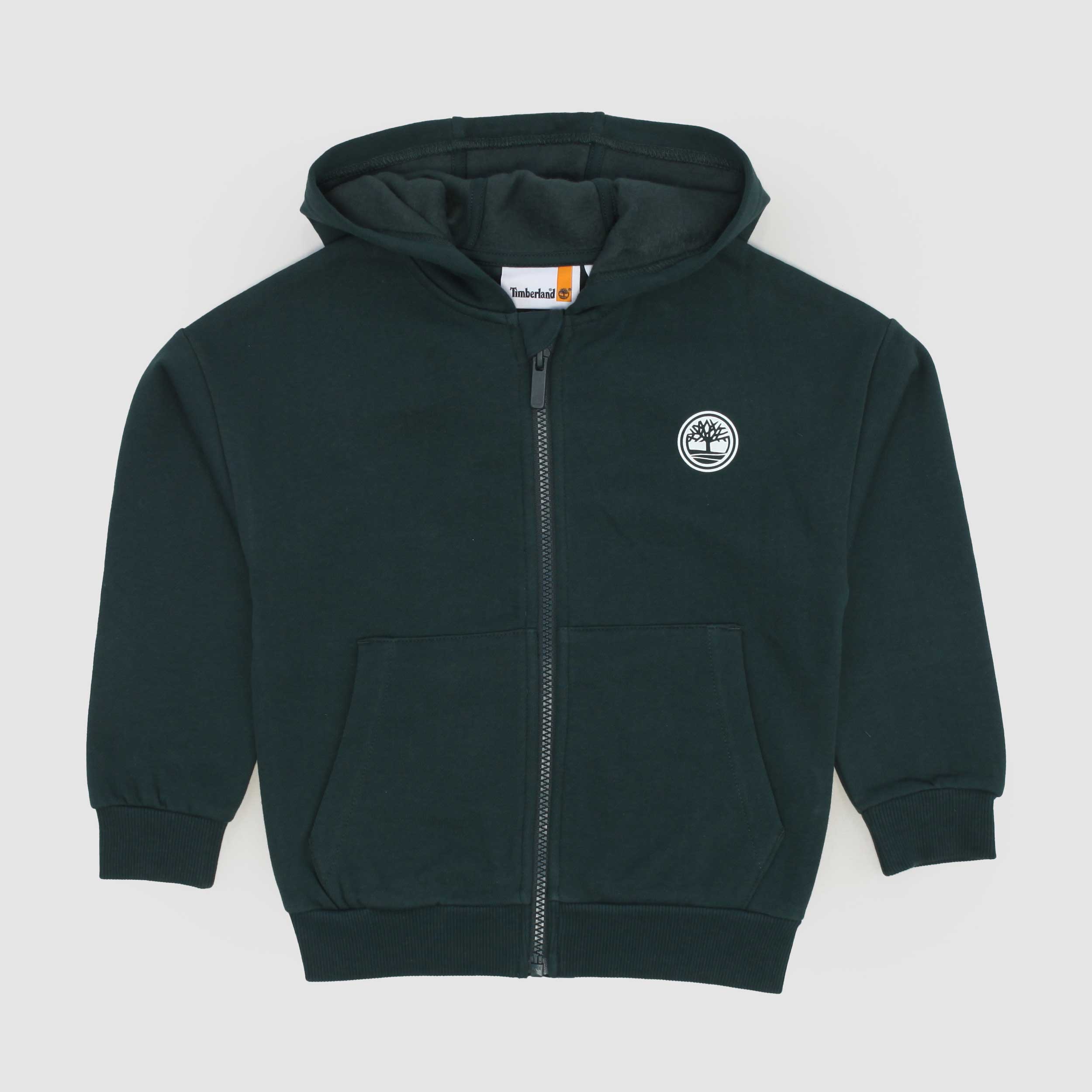 Felpa Verde Con Logo Bianco Firmata TIMBERLAND - annameglio.com abbigliamento moda