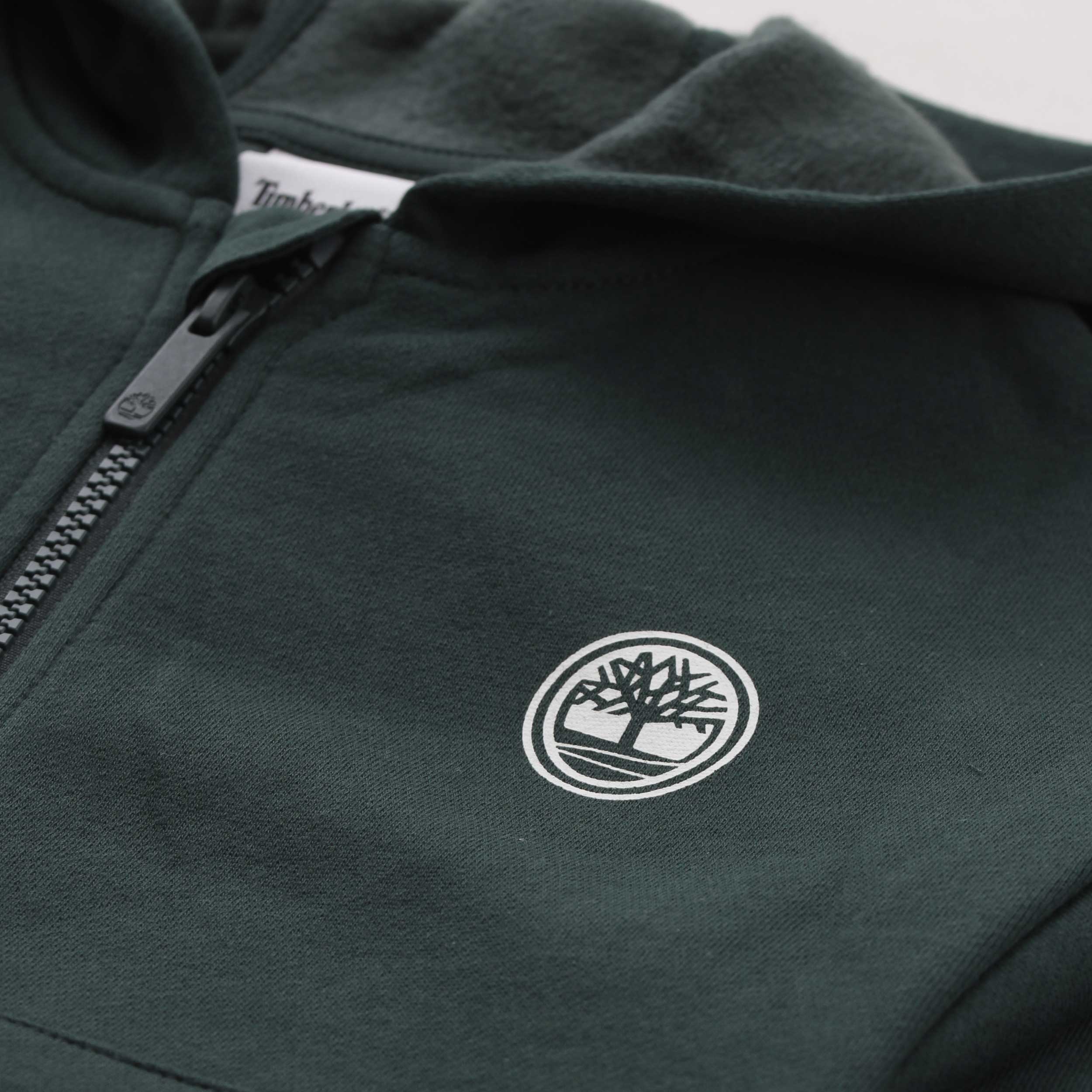 Felpa Verde Con Logo Bianco Firmata TIMBERLAND - annameglio.com abbigliamento moda