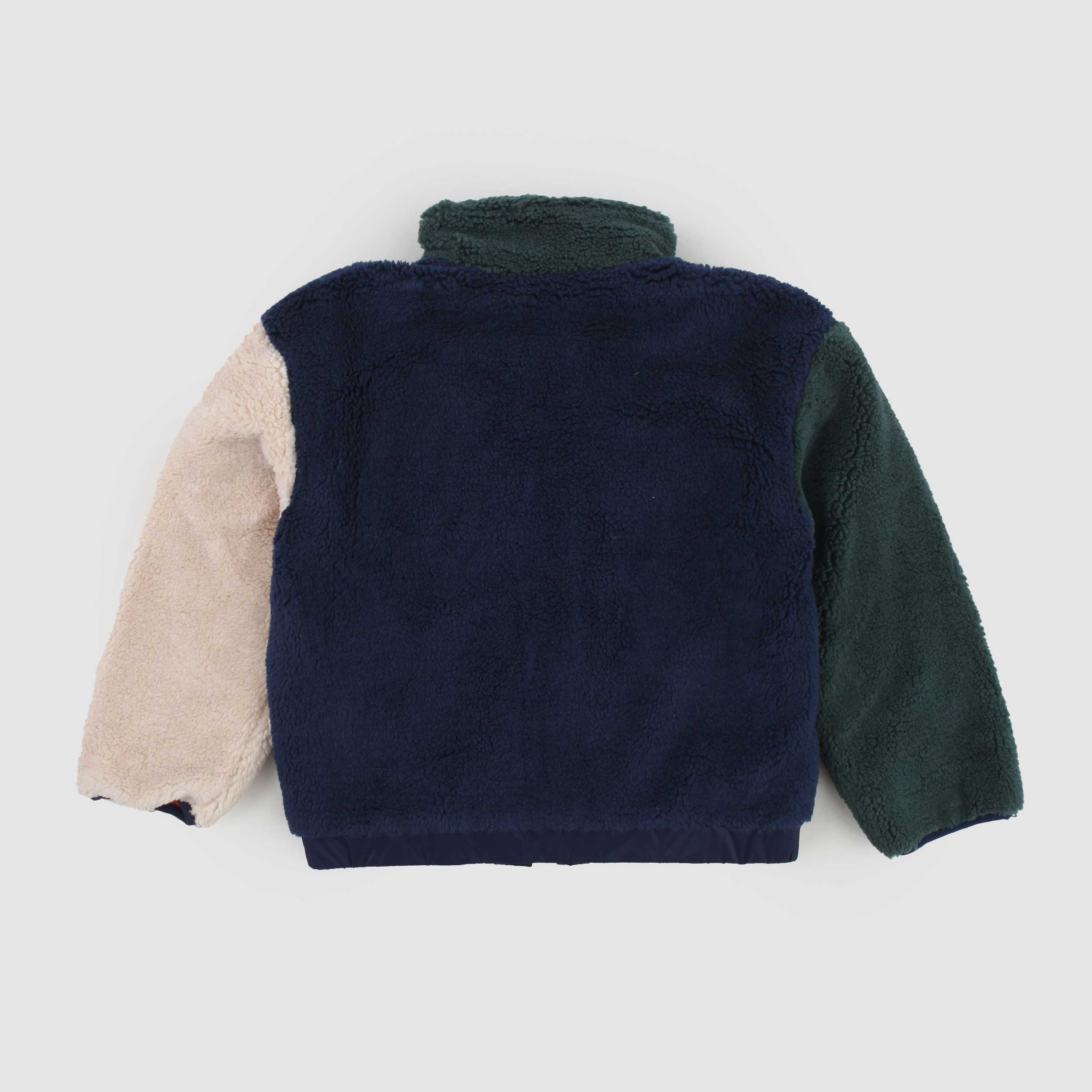 Giubbino In Sherpa Verde E Blu Firmato TIMBERLAND - annameglio.com abbigliamento moda