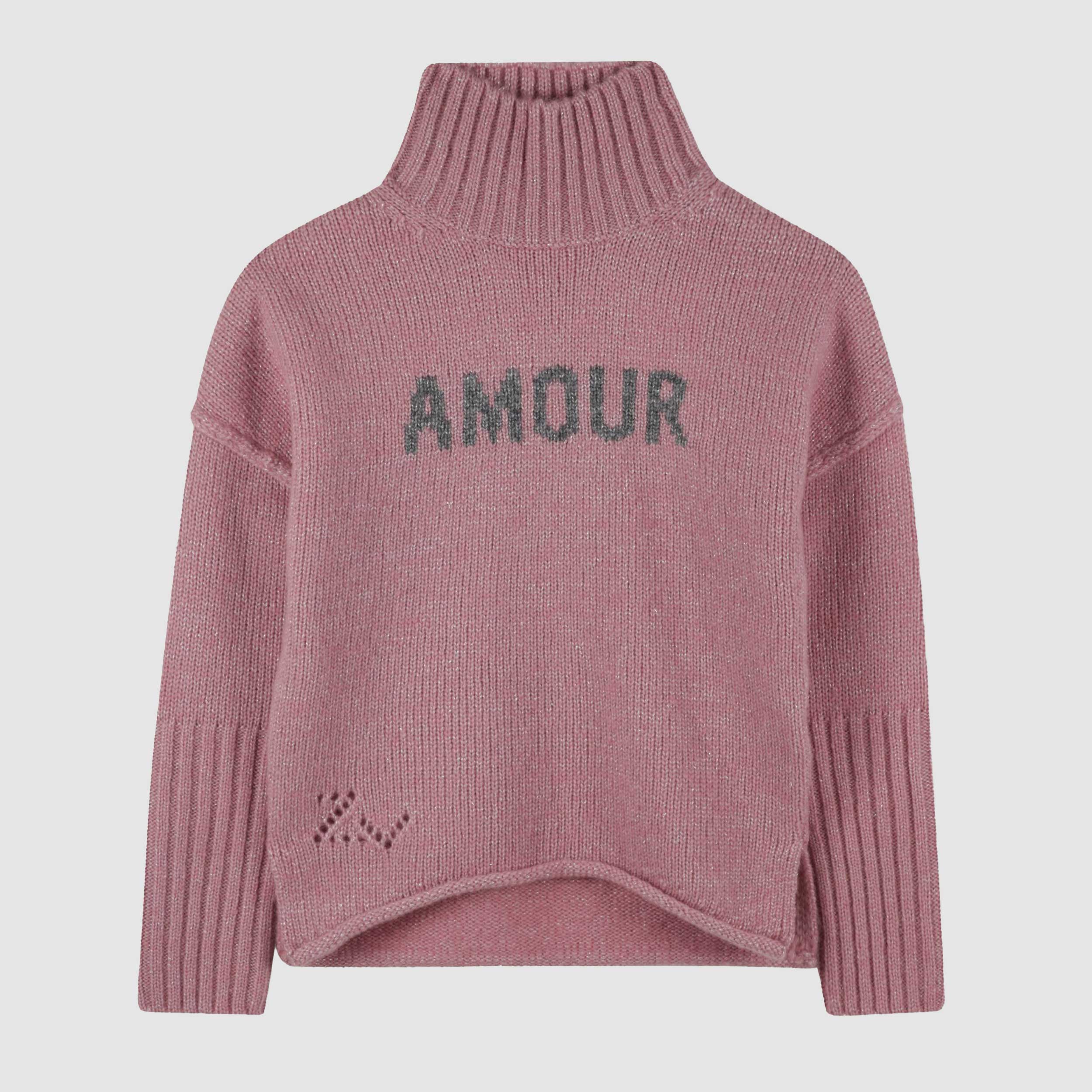 Maglione Rosa A Coste Firmato ZADIG AND VOLTAIRE - annameglio.com abbigliamento moda