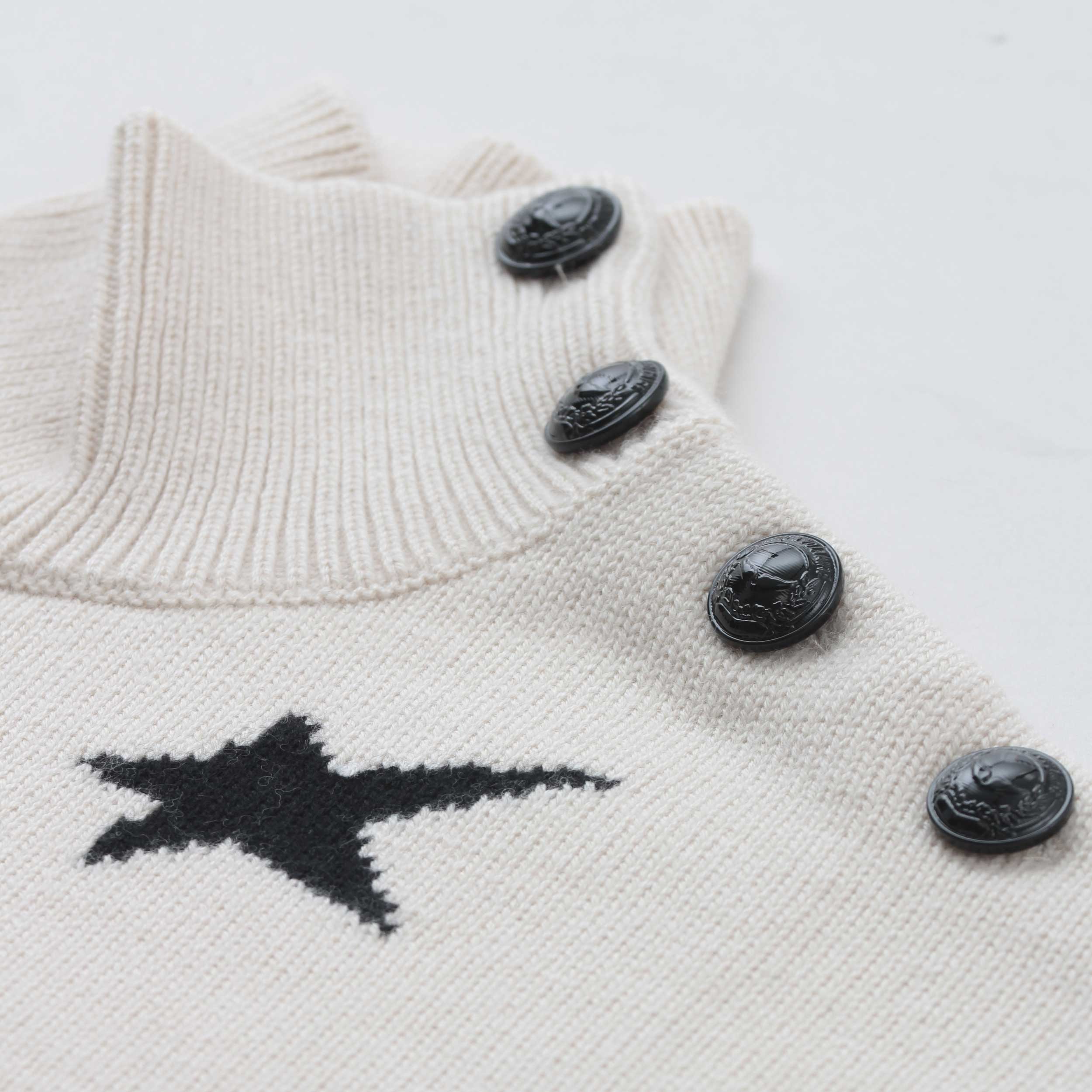 Maglione Panna Con Stelle Firmato ZADIG&VOLTAIRE - annameglio.com abbigliamento moda