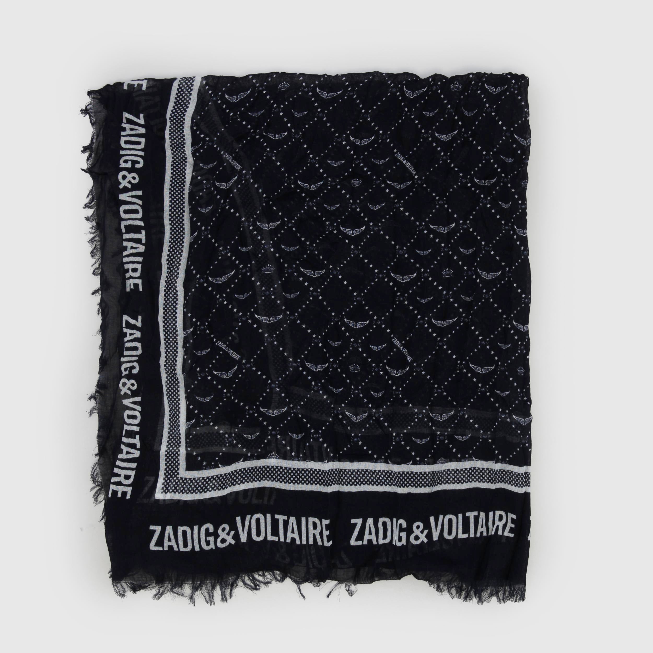 Pashmina Reversibile Firmata ZADIG&VOLTAIRE - annameglio.com abbigliamento moda