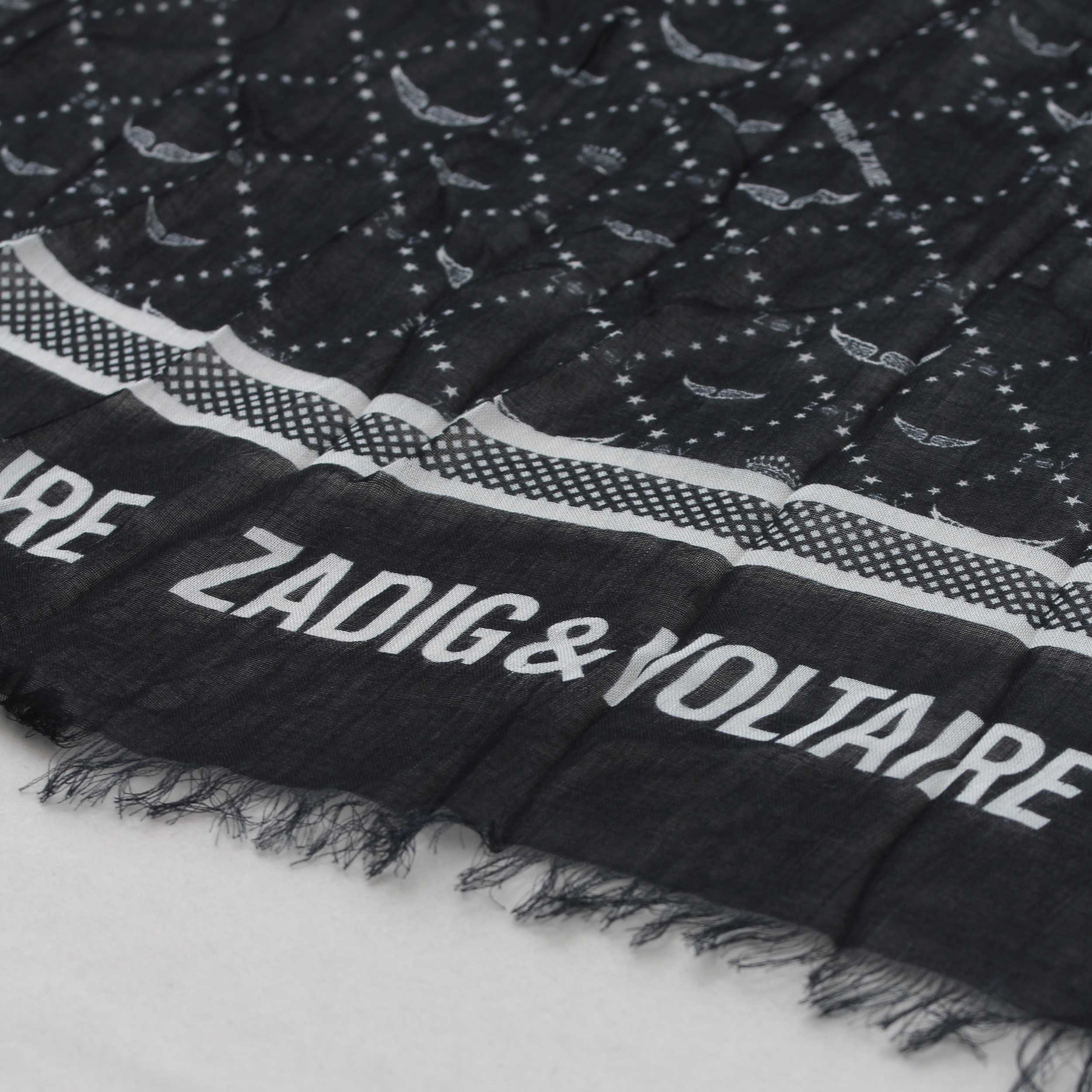 Pashmina Reversibile Firmata ZADIG&VOLTAIRE - annameglio.com abbigliamento moda
