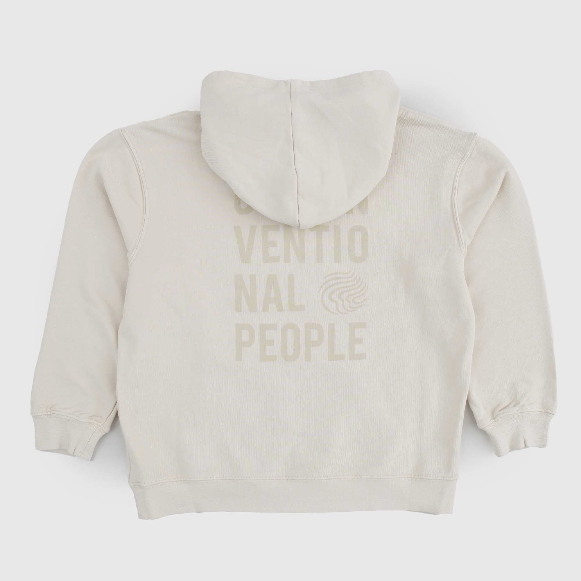 Felpa Beige Con Cappuccio Firmata DUSTY COLOR - annameglio.com abbigliamento moda