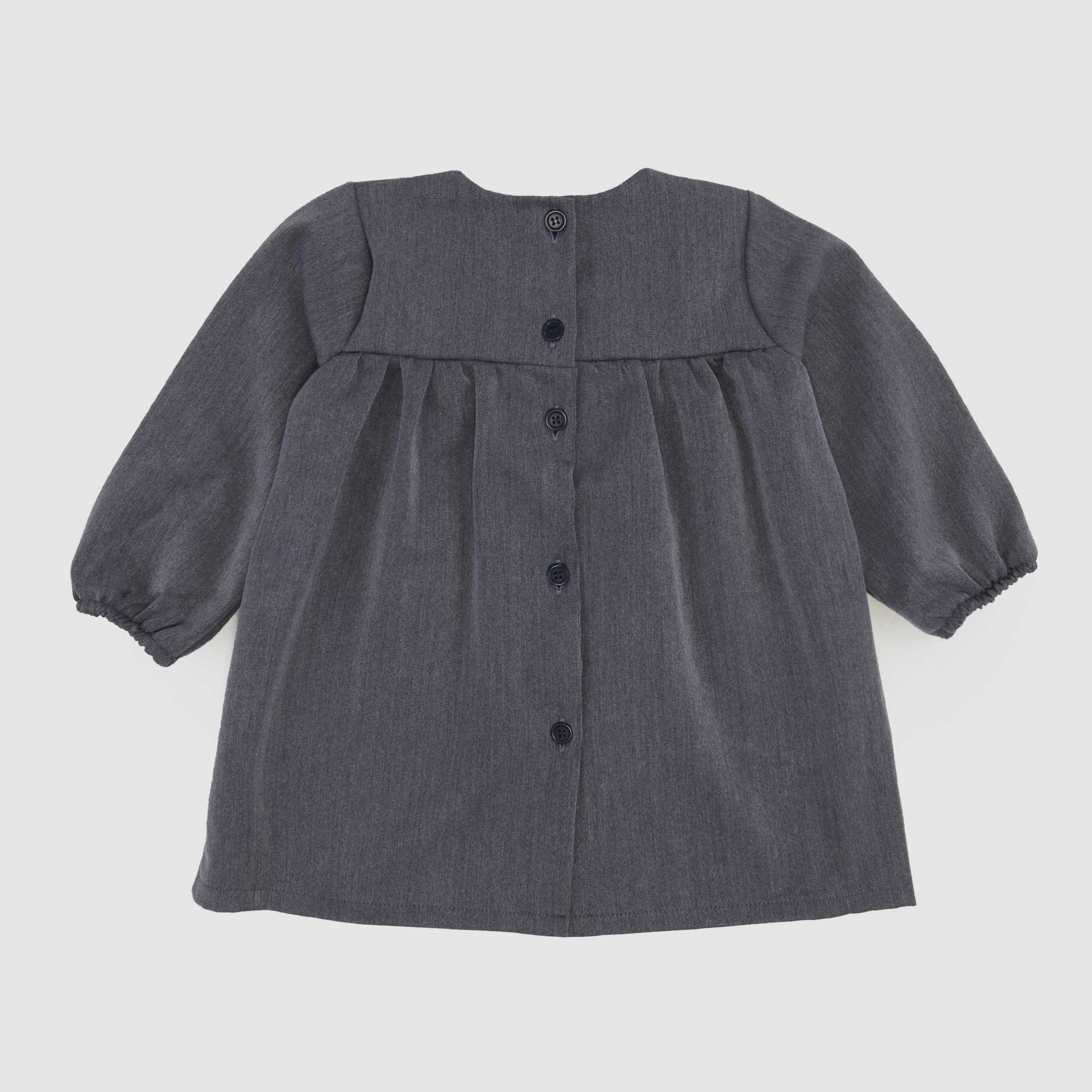 Abito Grigio Con Fiocco Firmato AVENTIQUATTRORE - annameglio.com abbigliamento moda