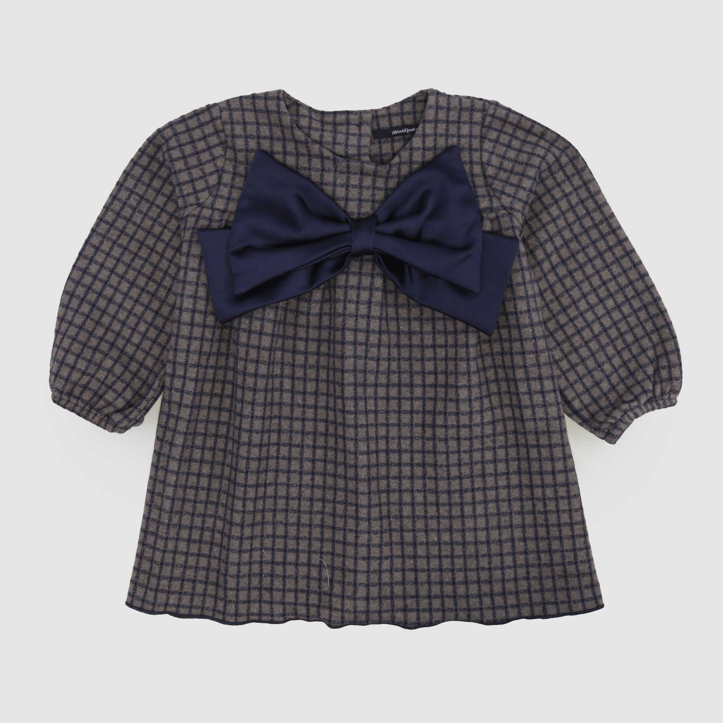 Abito Grigio A Quadri Firmato AVENTIQUATTRORE - annameglio.com abbigliamento moda