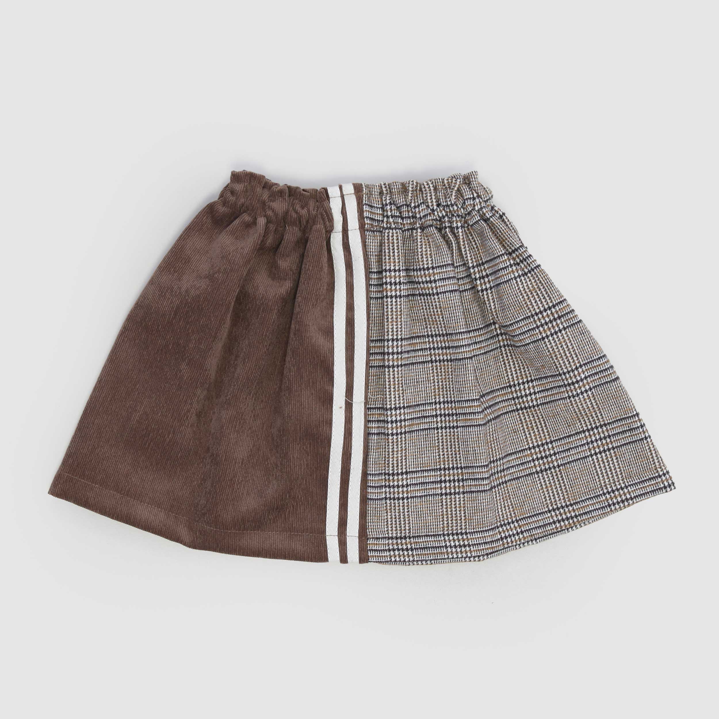 Gonna Marrone In Tweed Firmata AVENTIQUATTRORE - annameglio.com abbigliamento moda