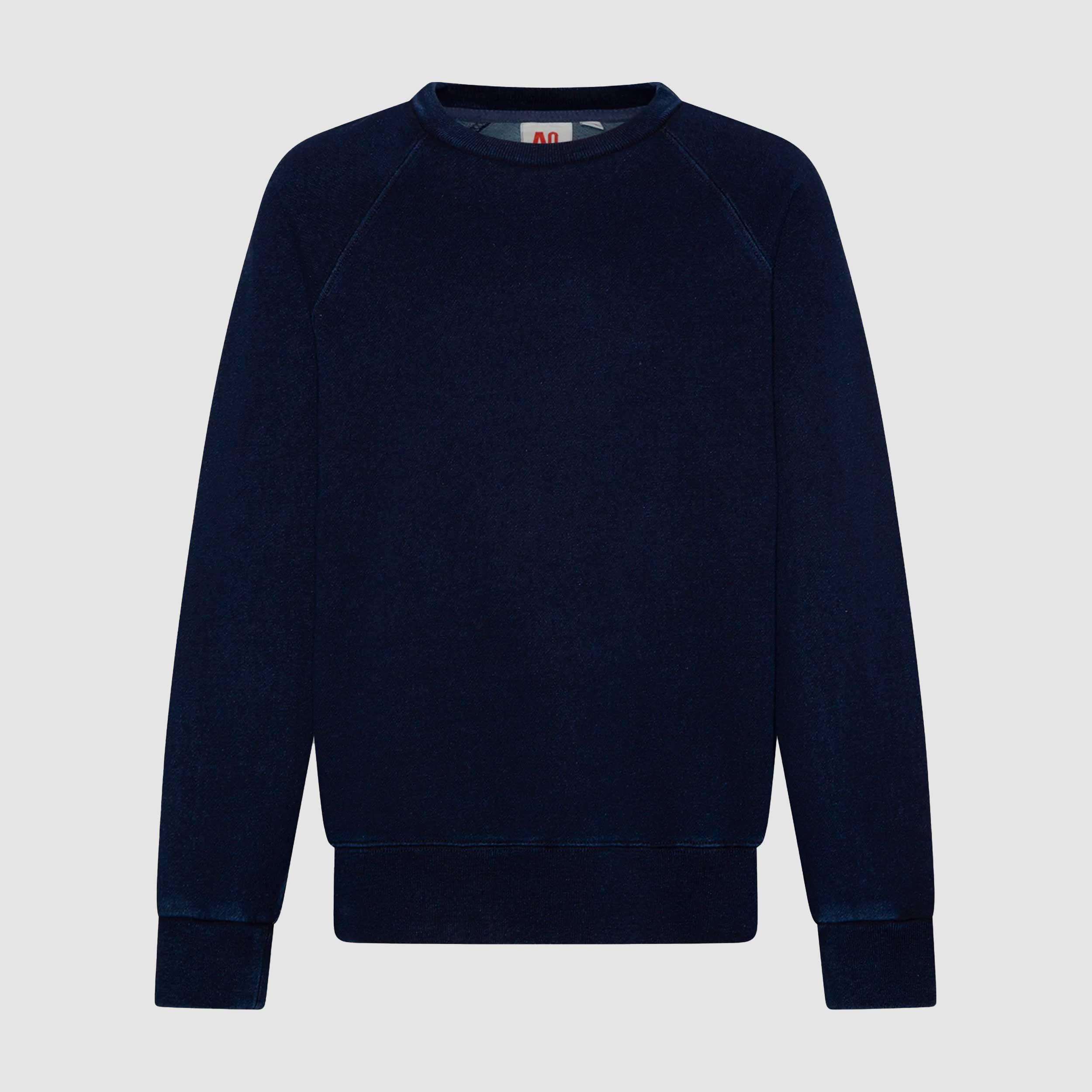 Felpa Girocollo Blu Firmata AMERICAN OUTFITTERS - annameglio.com abbigliamento moda