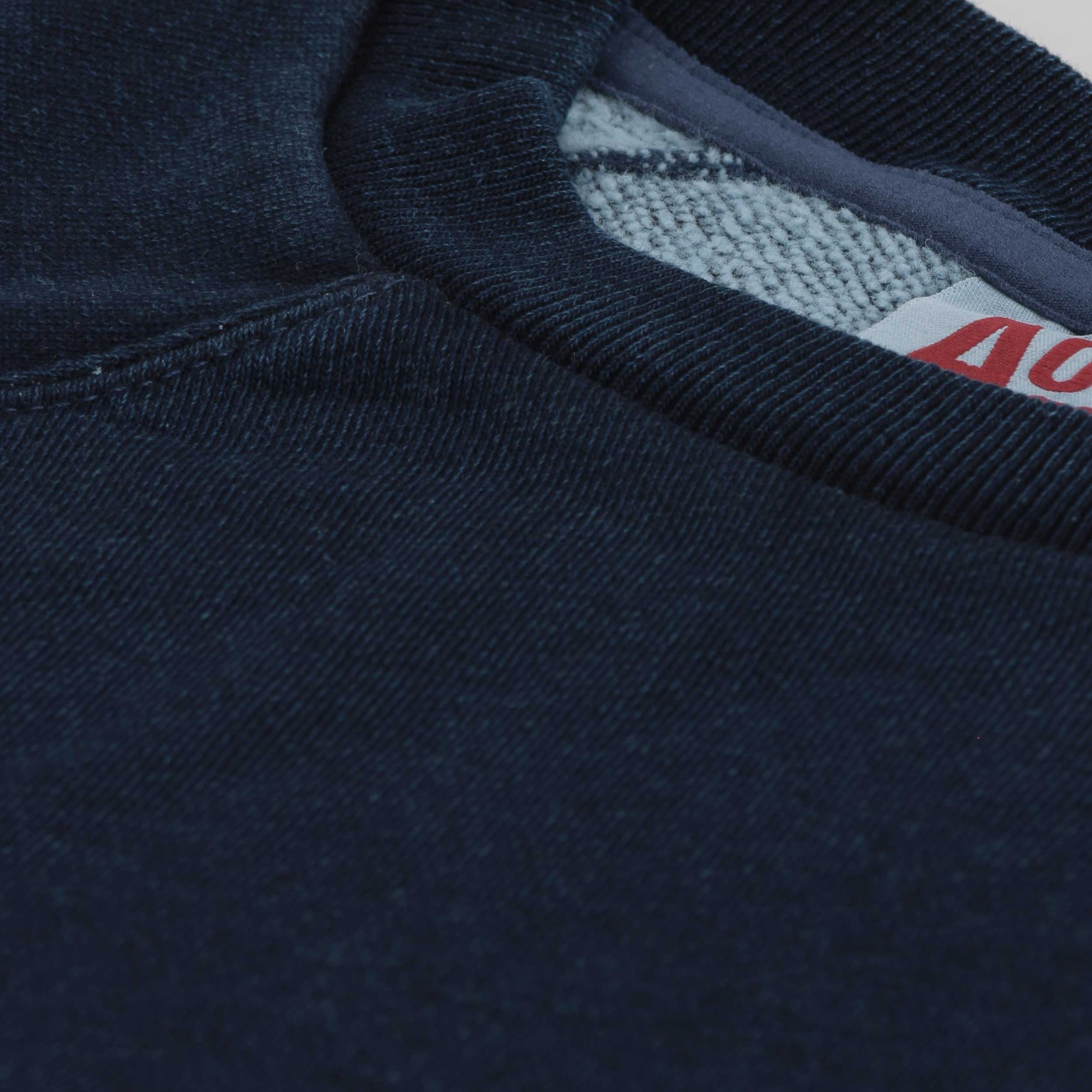 Felpa Girocollo Blu Firmata AMERICAN OUTFITTERS - annameglio.com abbigliamento moda