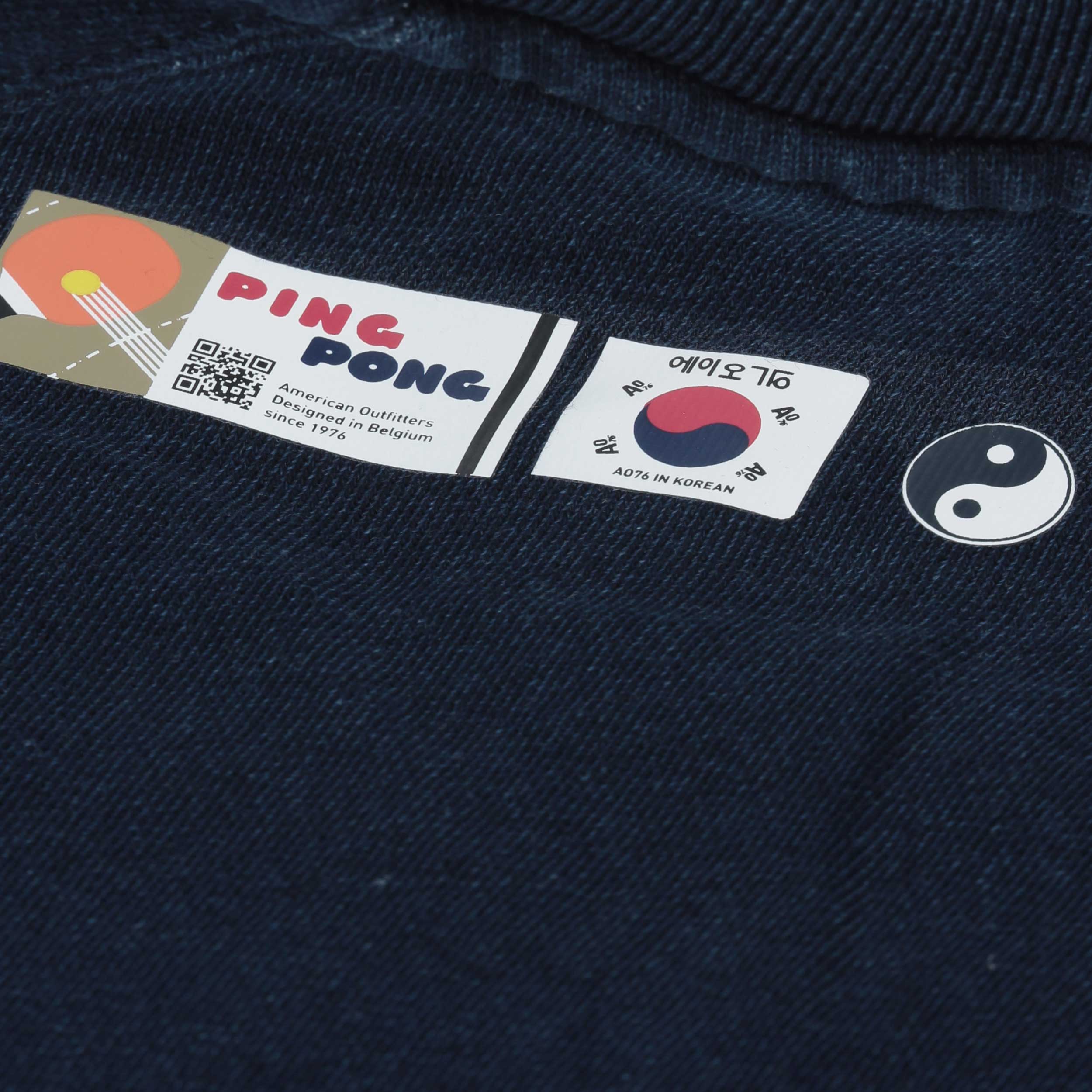 Felpa Girocollo Blu Firmata AMERICAN OUTFITTERS - annameglio.com abbigliamento moda