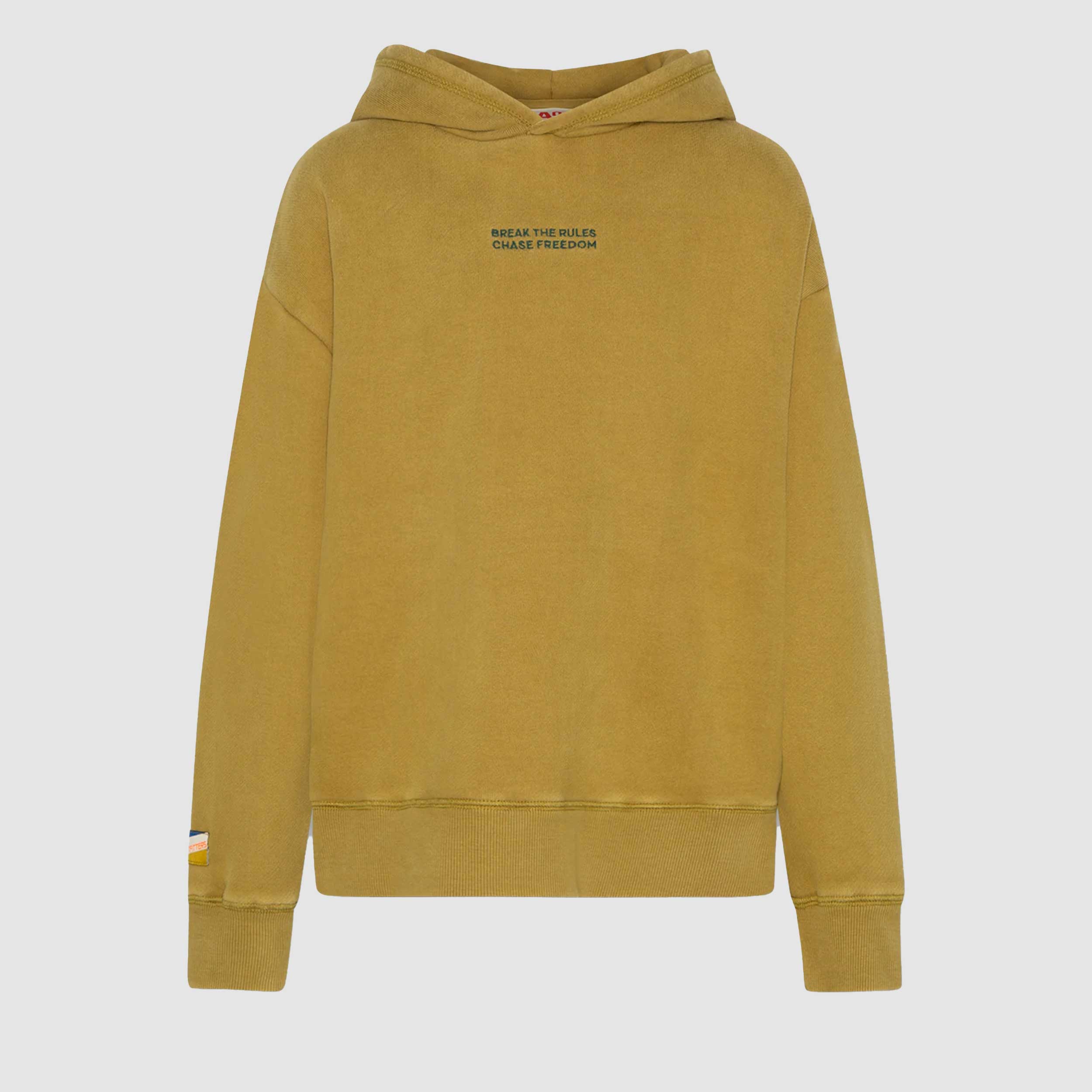 Felpa Giallo Ocra Firmata AMERICAN OUTFITTERS - annameglio.com abbigliamento moda