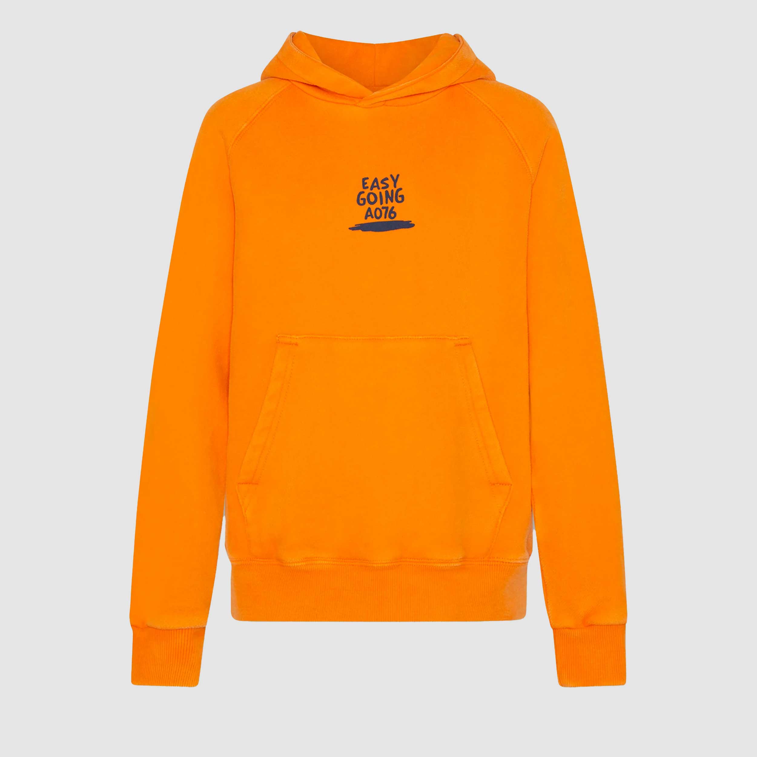 Felpa Arancio E Blu Firmata AMERICAN OUTFITTERS - annameglio.com abbigliamento moda