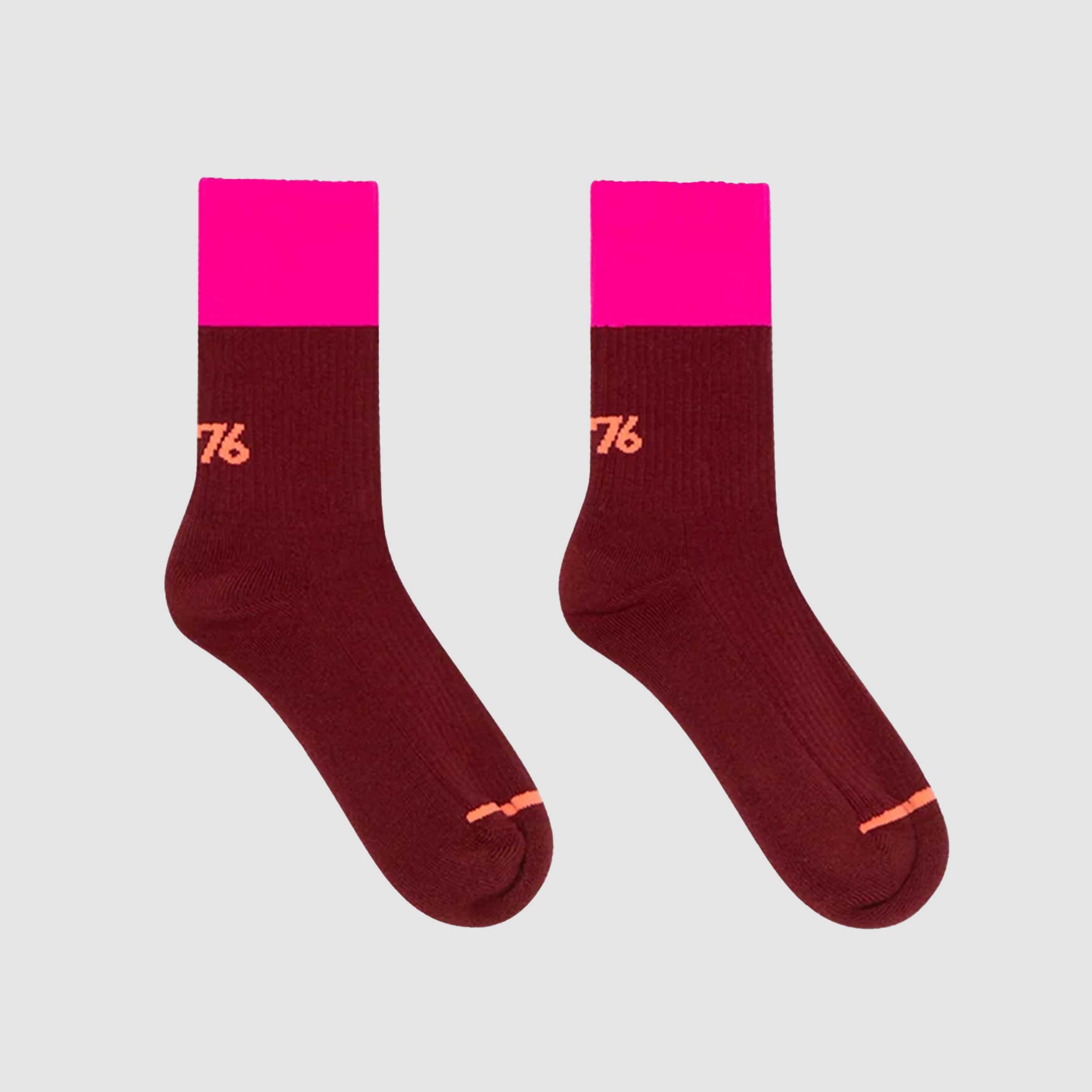 Calzino Bordeaux Firmato AMERICAN OUTFITTERS - annameglio.com abbigliamento moda