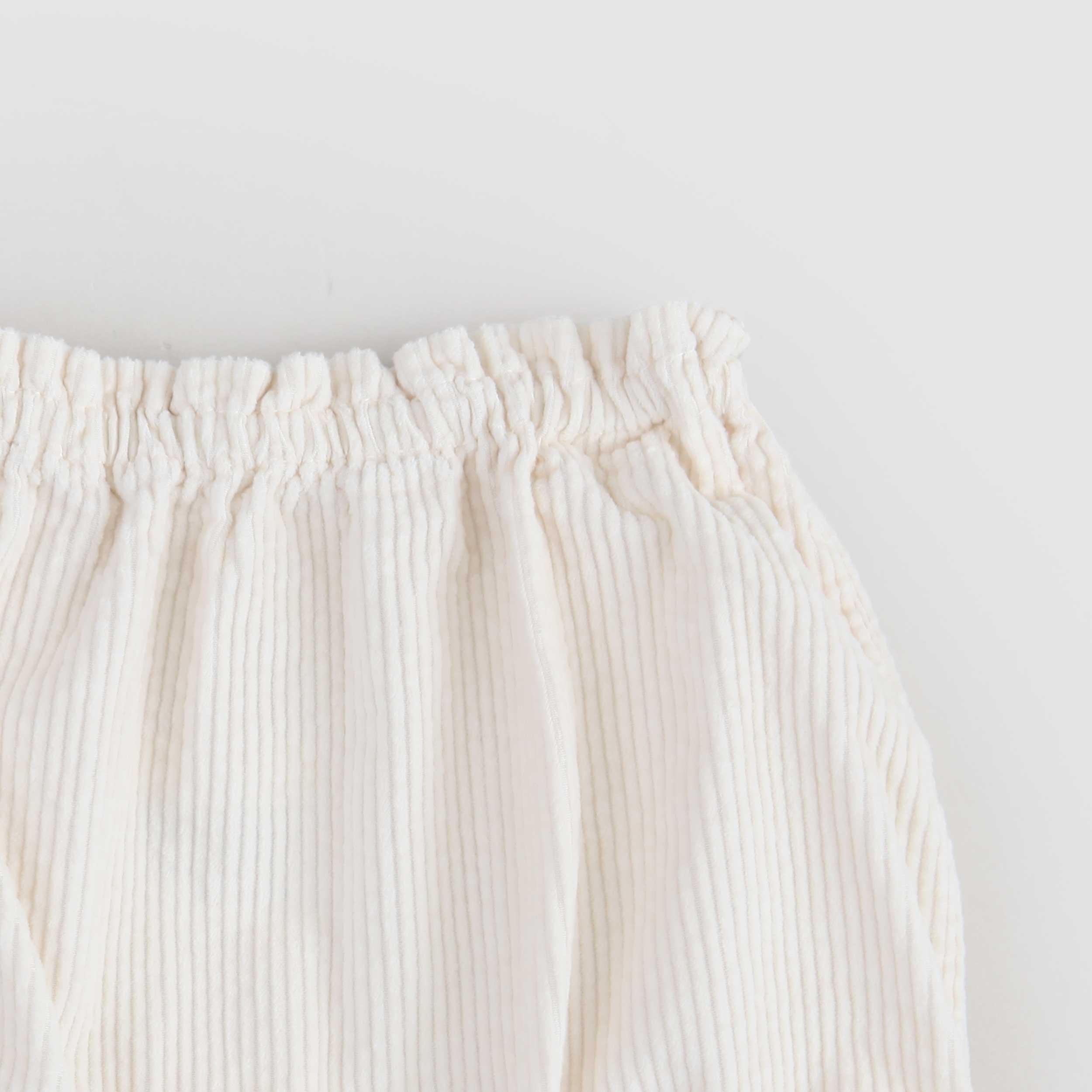 Culotte Bianco In Velluto Firmata BABE AND TESS - annameglio.com abbigliamento moda