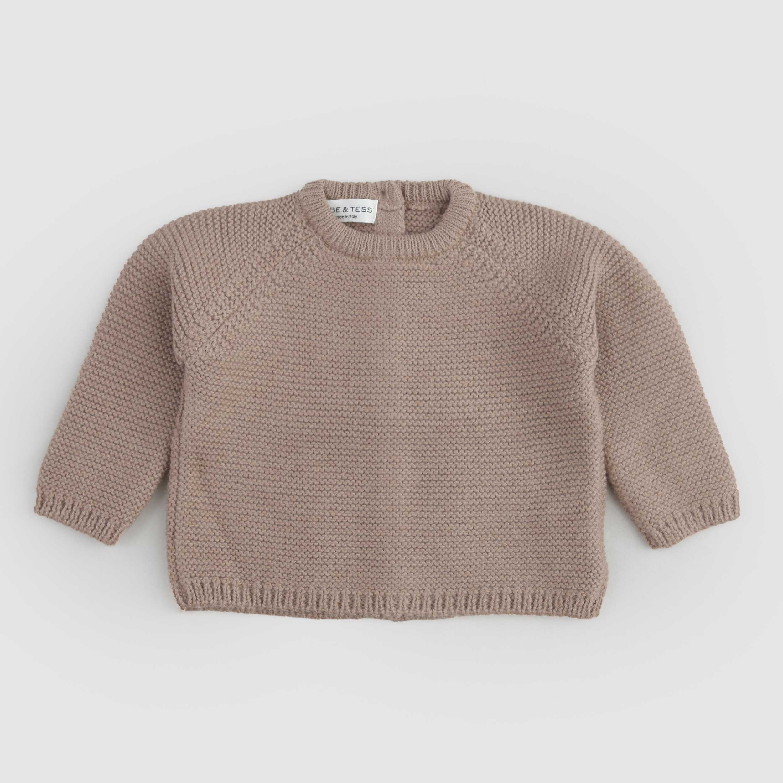 Maglioncino Nocciola Firmato BABE AND TESS - annameglio.com abbigliamento moda