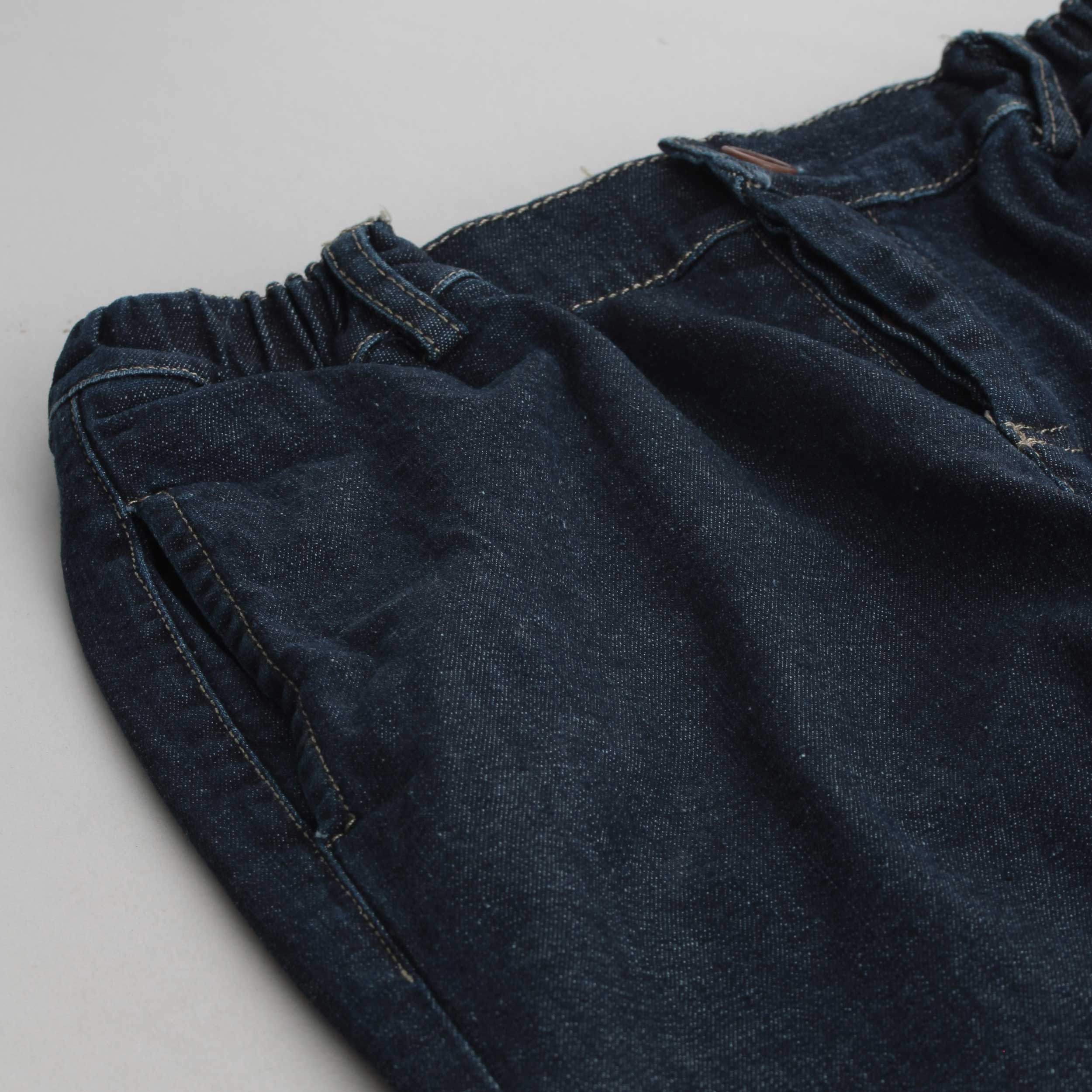 Jeans Blu Modello Uovo Firmato BABE AND TESS - annameglio.com abbigliamento moda