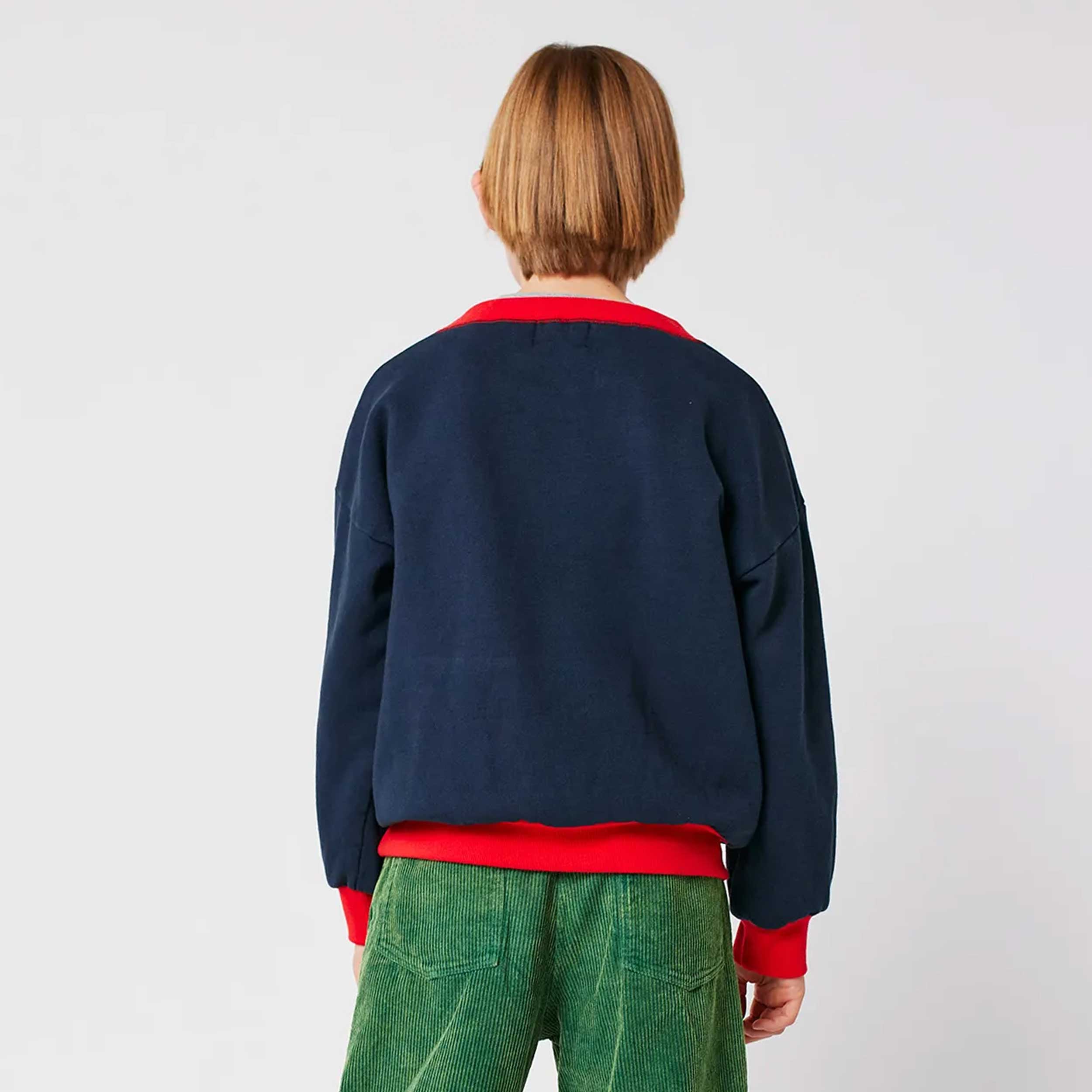 Felpa Blu In Cotone Firmata BOBO CHOSES - annameglio.com abbigliamento moda