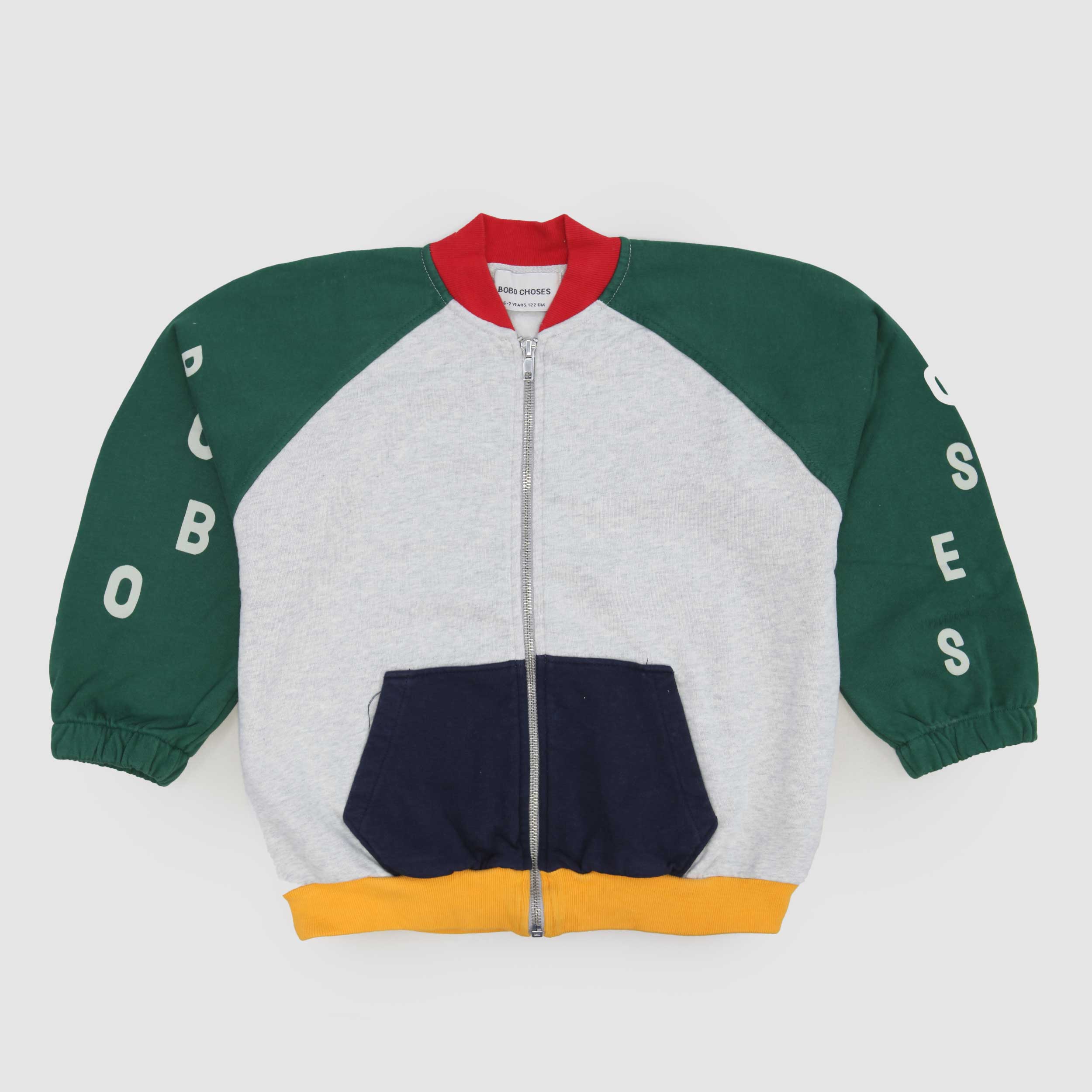 Felpa Multicolor Con Zip Firmata BOBO CHOSES - annameglio.com abbigliamento moda