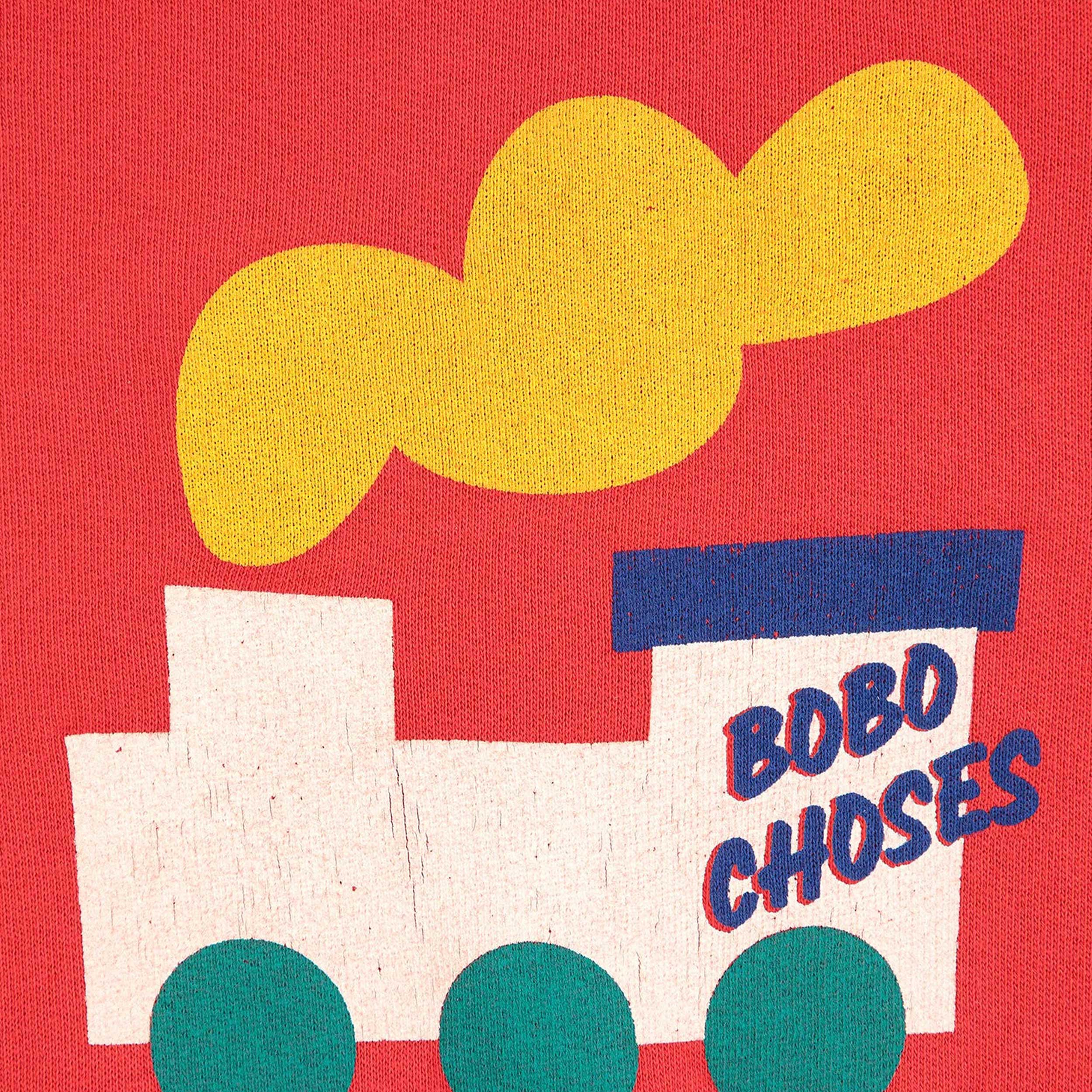 Felpa Rossa Con Ricamo Firmata BOBO CHOSES - annameglio.com abbigliamento moda