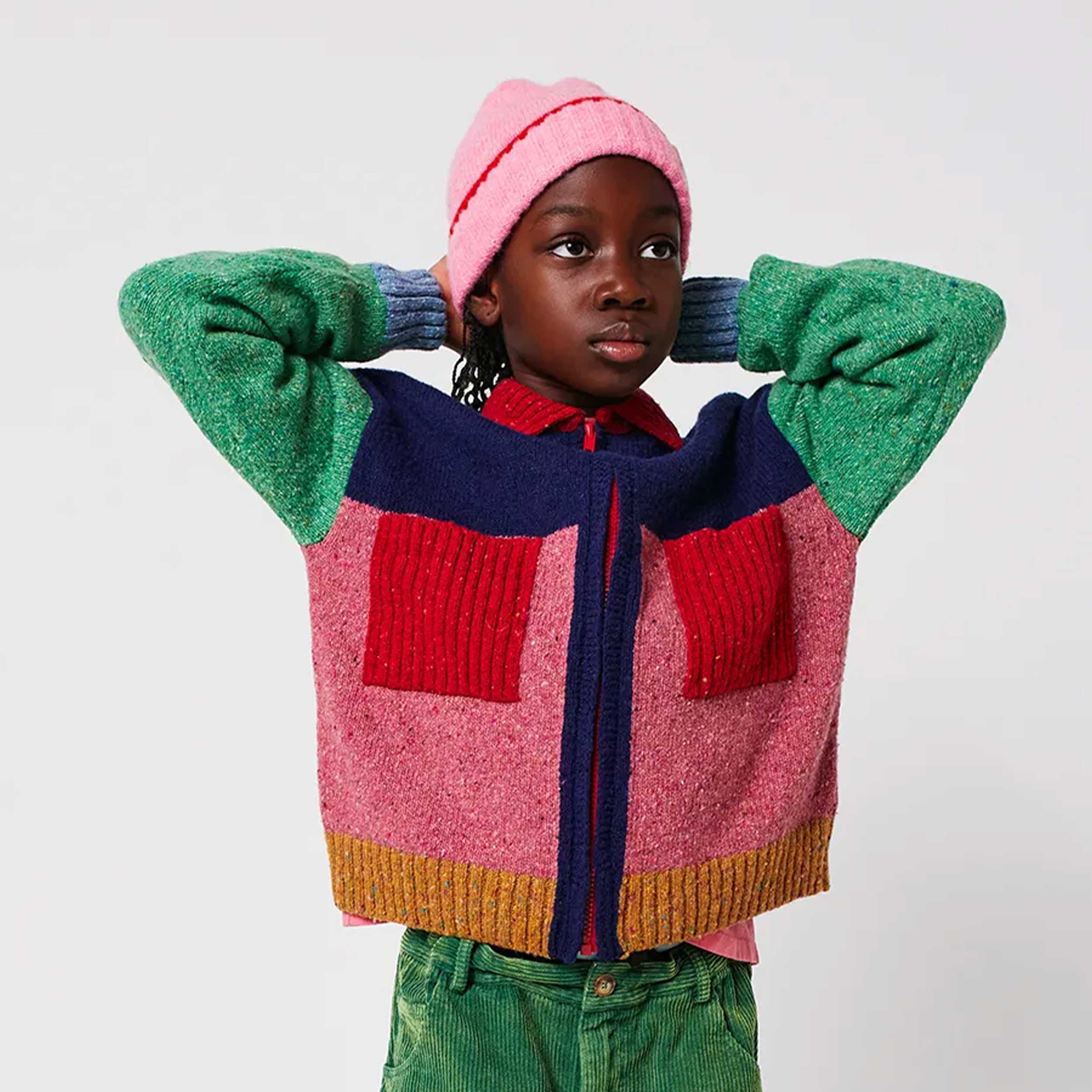 Cardigan Color Block Firmato BOBO CHOSES - annameglio.com abbigliamento moda