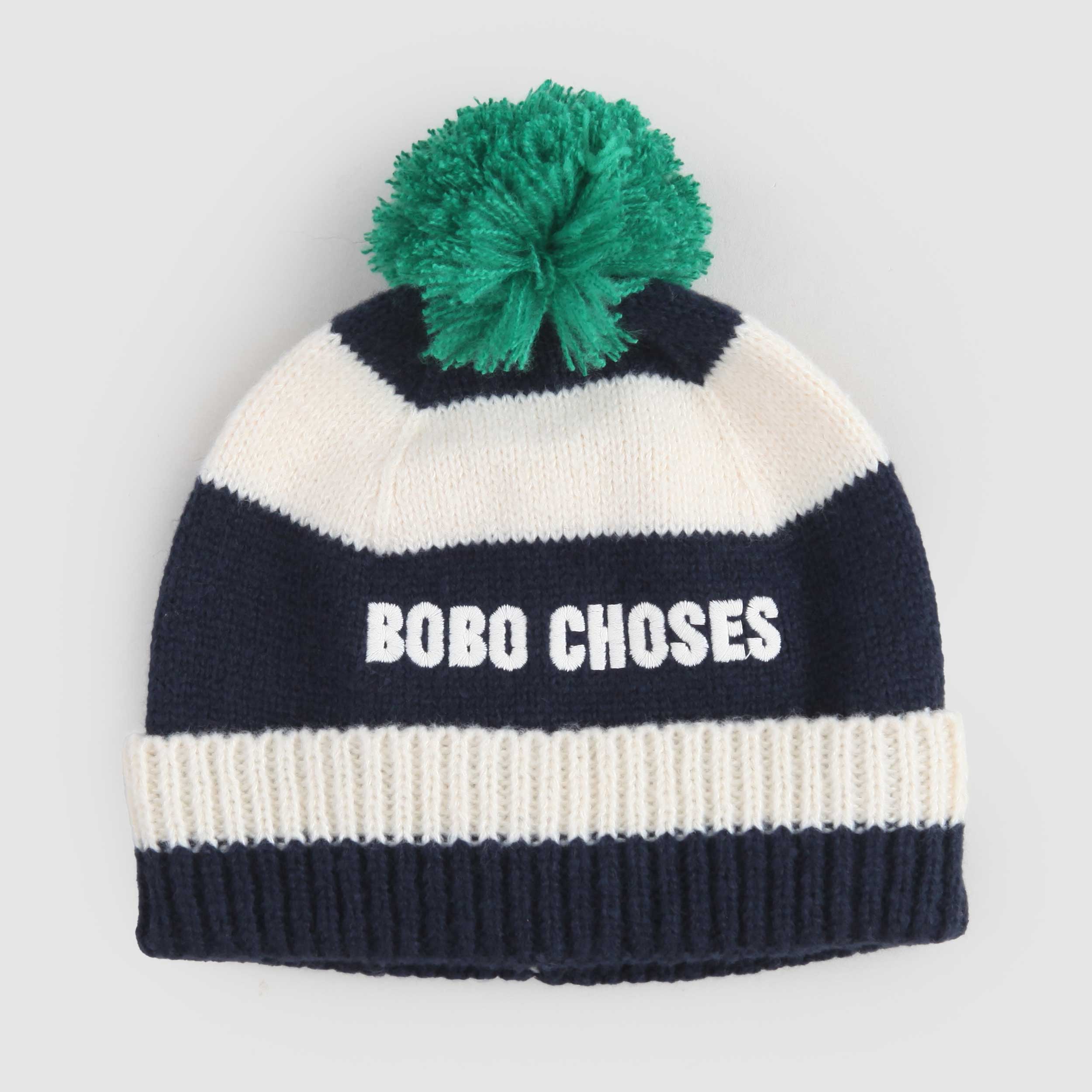 Berretto A Righe Con Logo Firmato BOBO CHOSES - annameglio.com abbigliamento moda