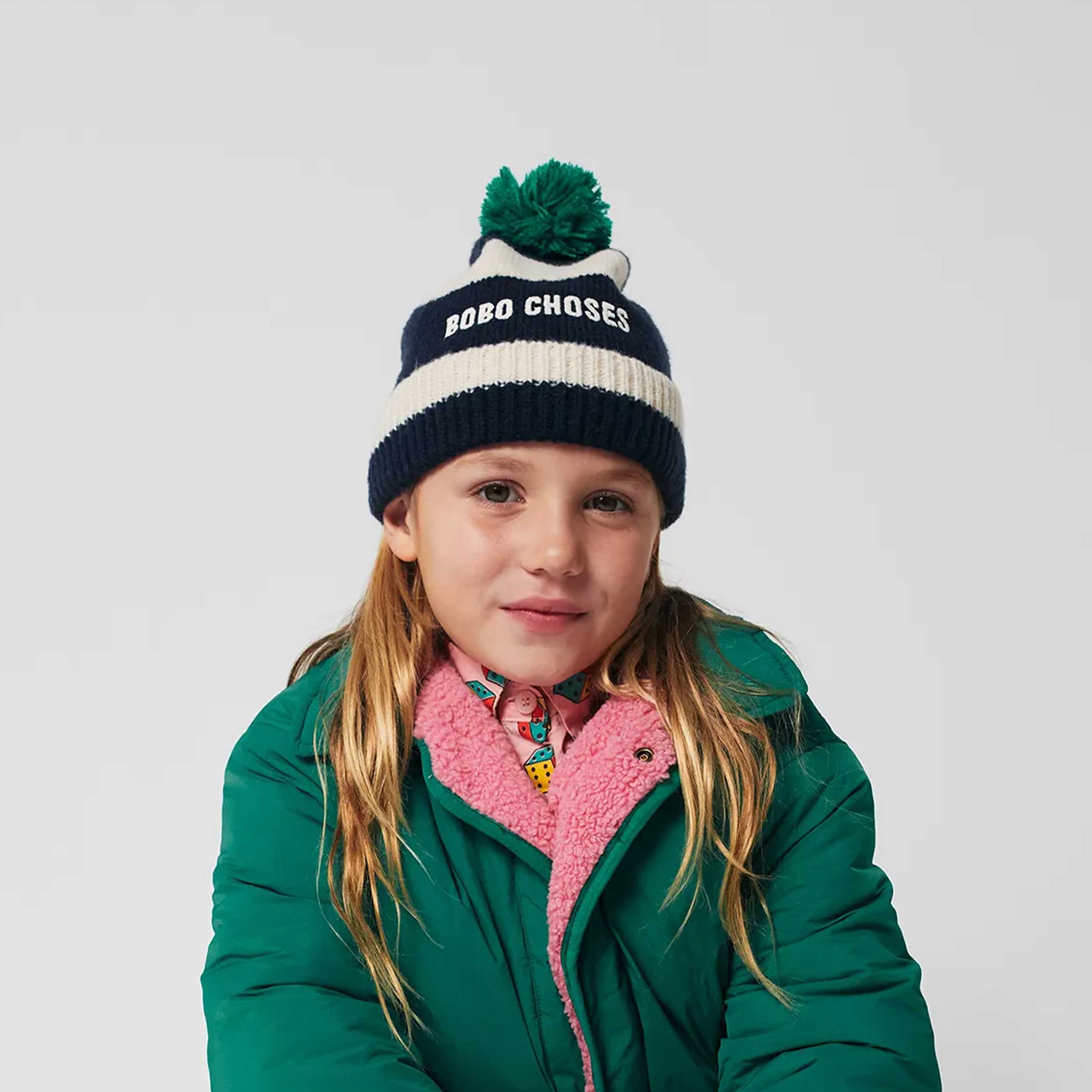 Berretto A Righe Con Logo Firmato BOBO CHOSES - annameglio.com abbigliamento moda