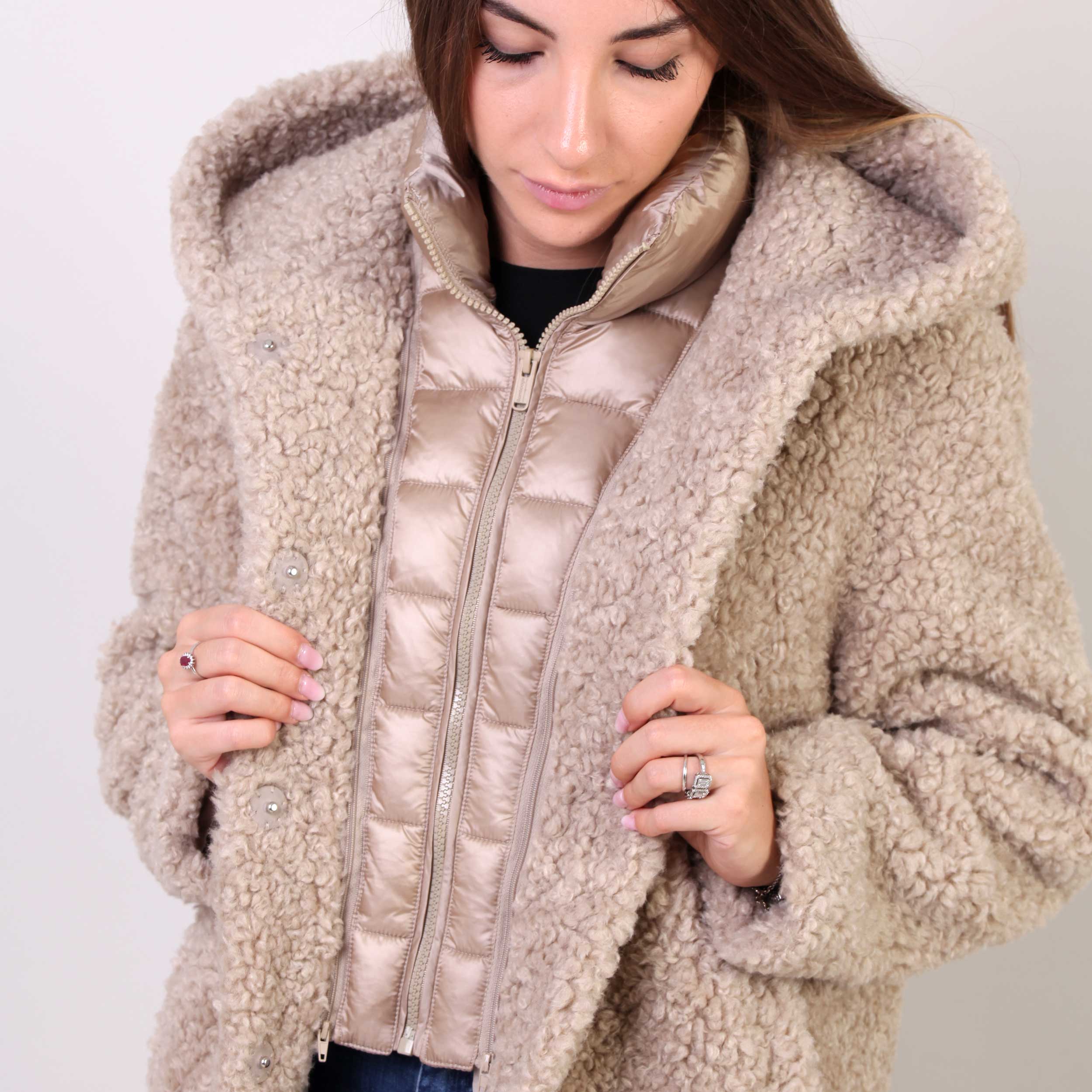 Cappotto Invernale Odessea Firmato BOMBOOGIE - annameglio.com abbigliamento moda
