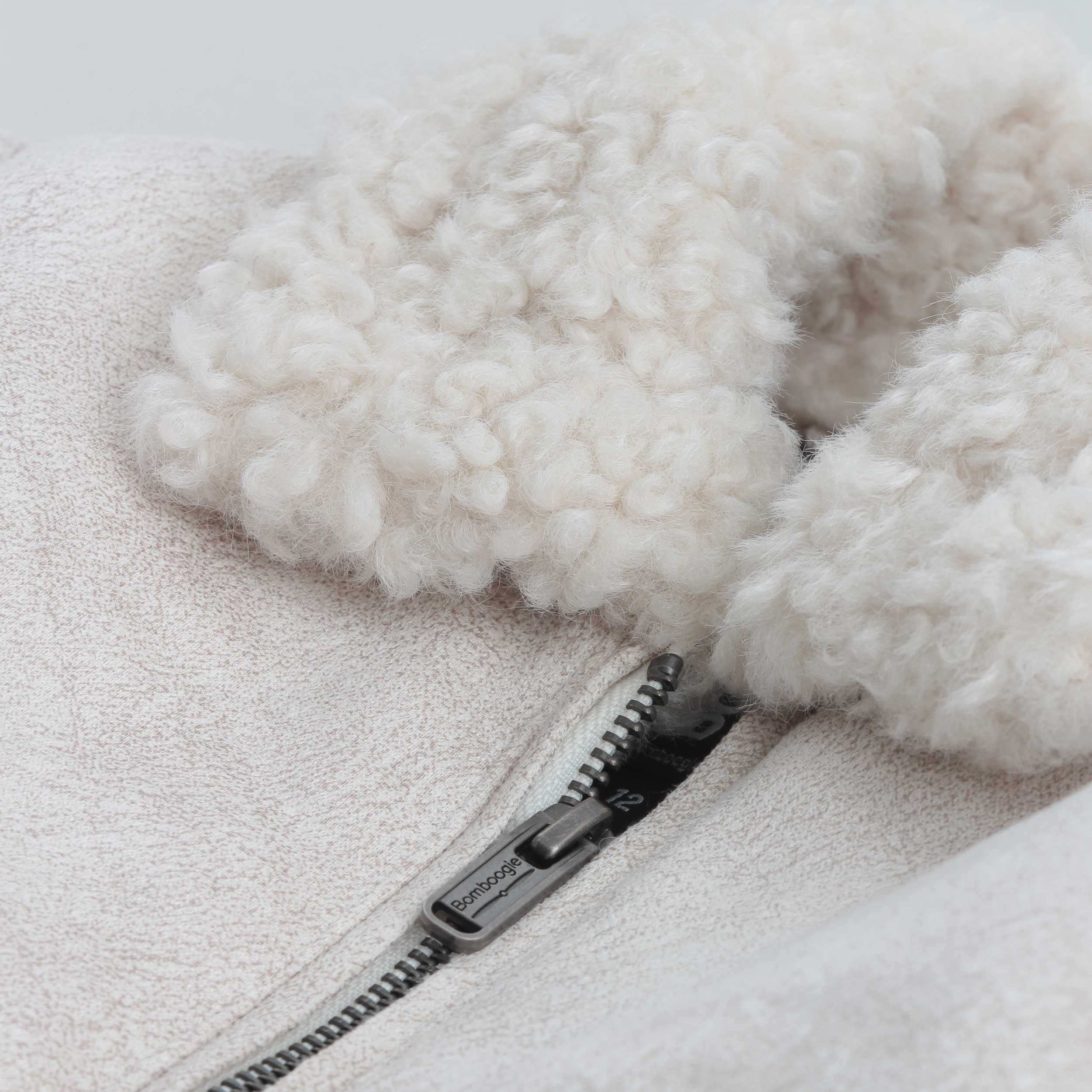 Giubbino Ghiaccio In Teddy Firmato BOMBOOGIE - annameglio.com abbigliamento moda