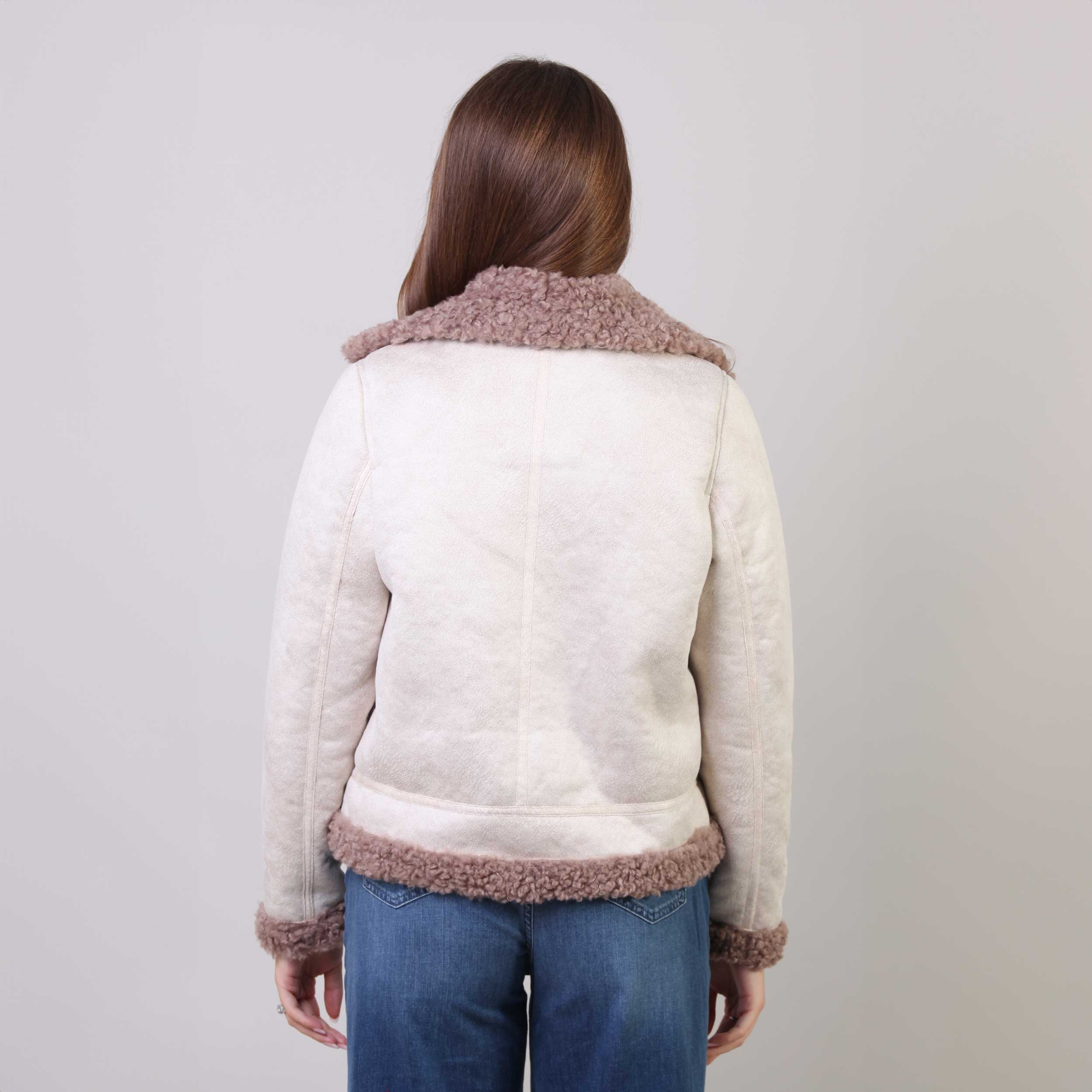 Giacca Bianca Con Teddy Firmata BOMBOOGIE - annameglio.com abbigliamento moda