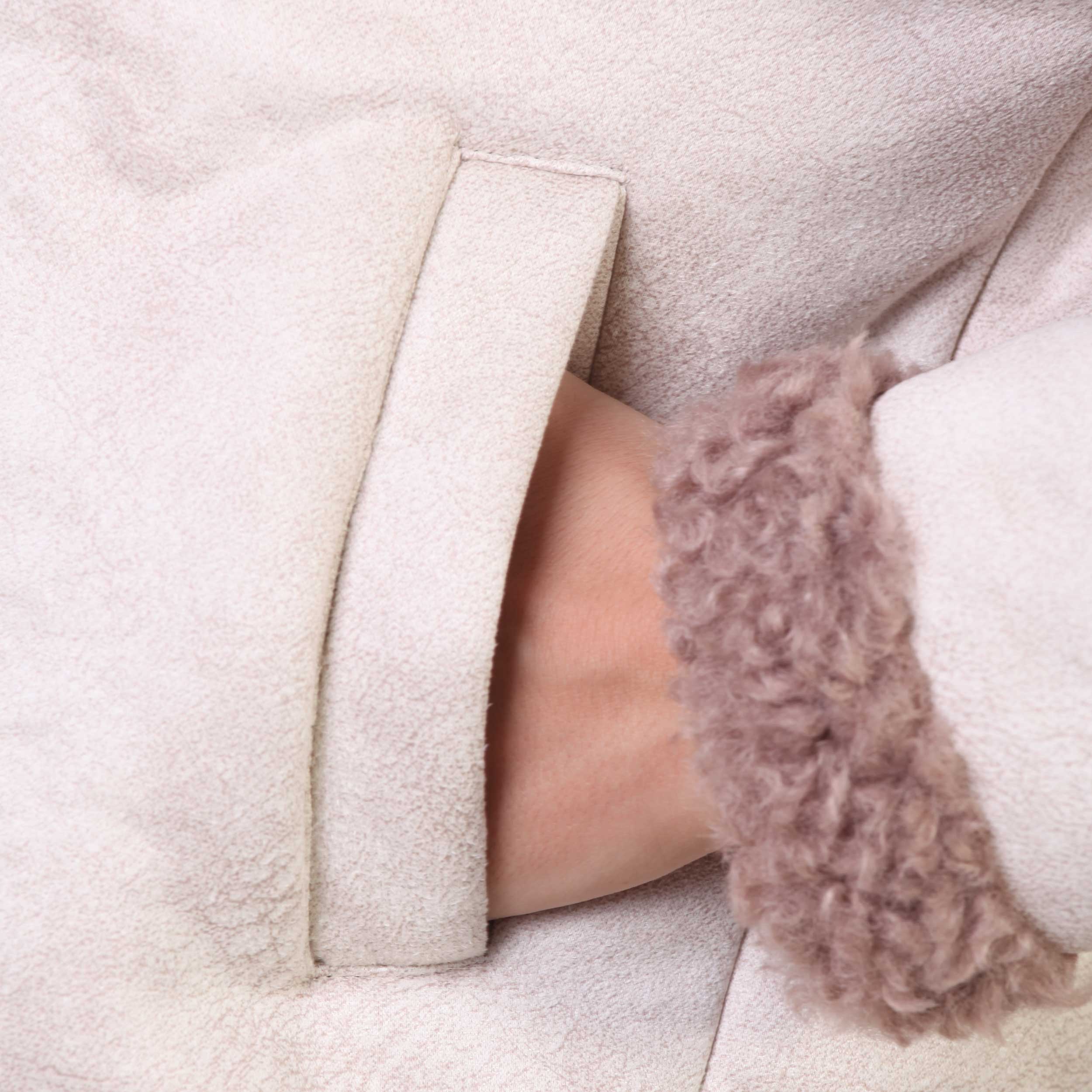 Giacca Bianca Con Teddy Firmata BOMBOOGIE - annameglio.com abbigliamento moda