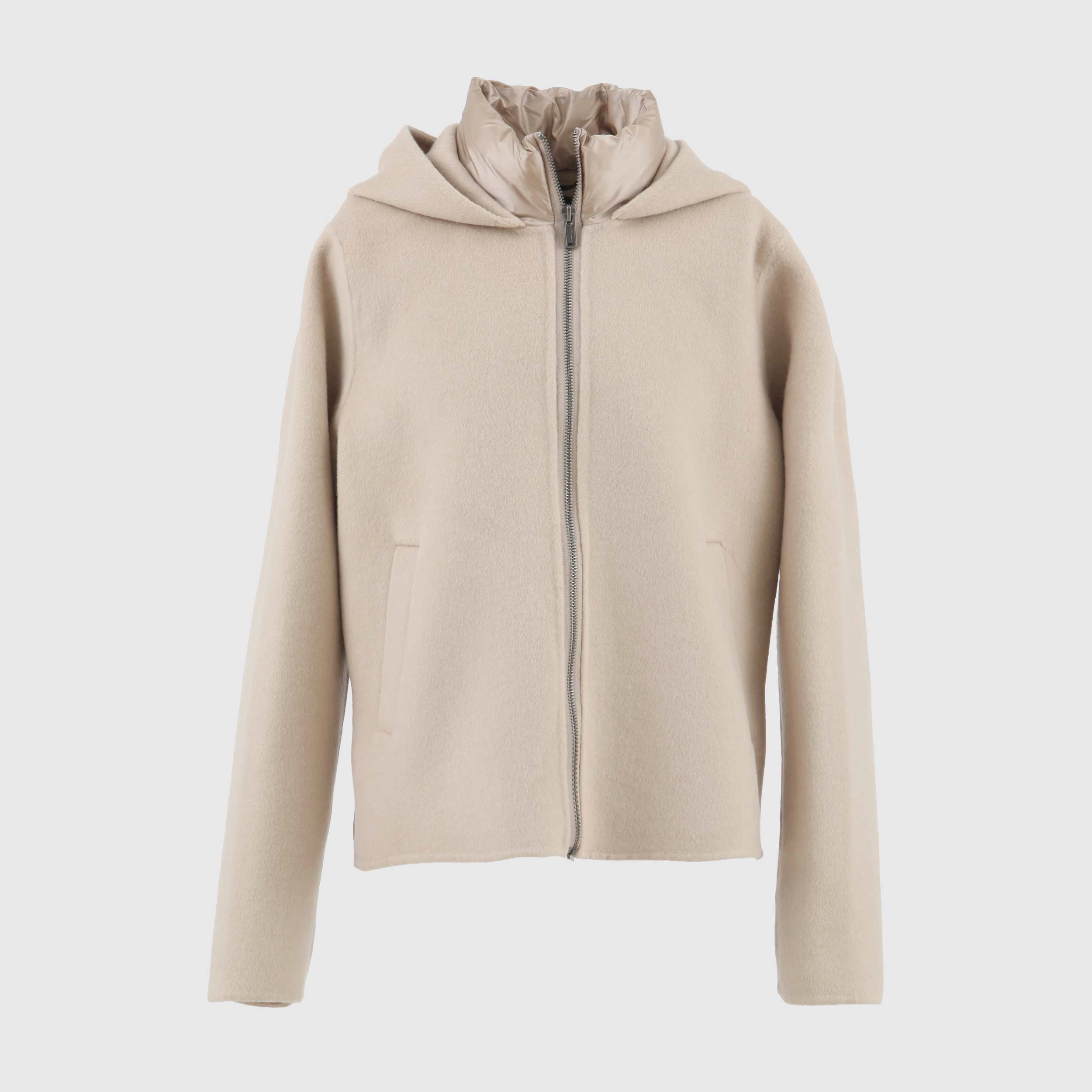 Giacca Biege Con Piumino E Pile By BOMBOOGIE - annameglio.com abbigliamento moda