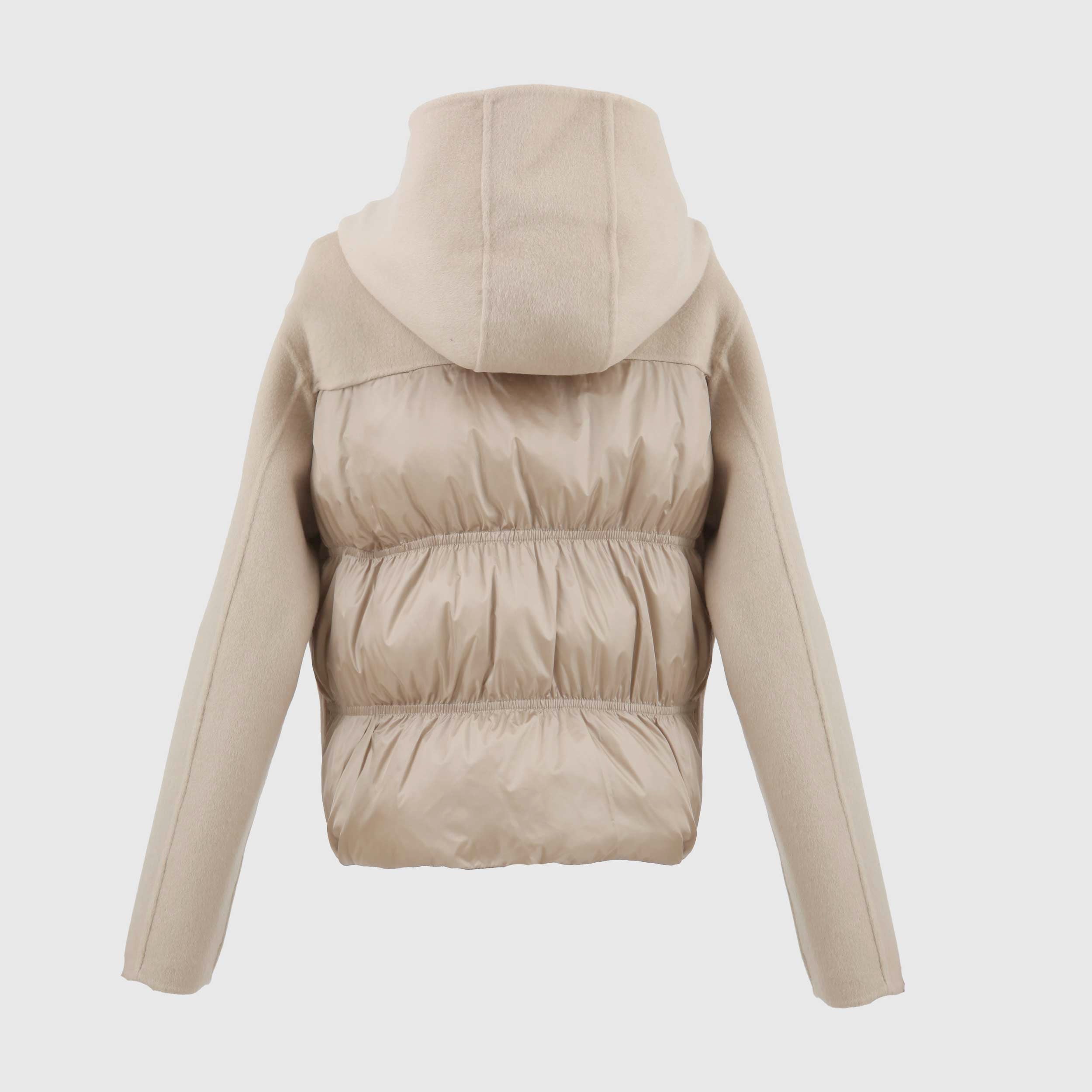 Giacca Biege Con Piumino E Pile By BOMBOOGIE - annameglio.com abbigliamento moda