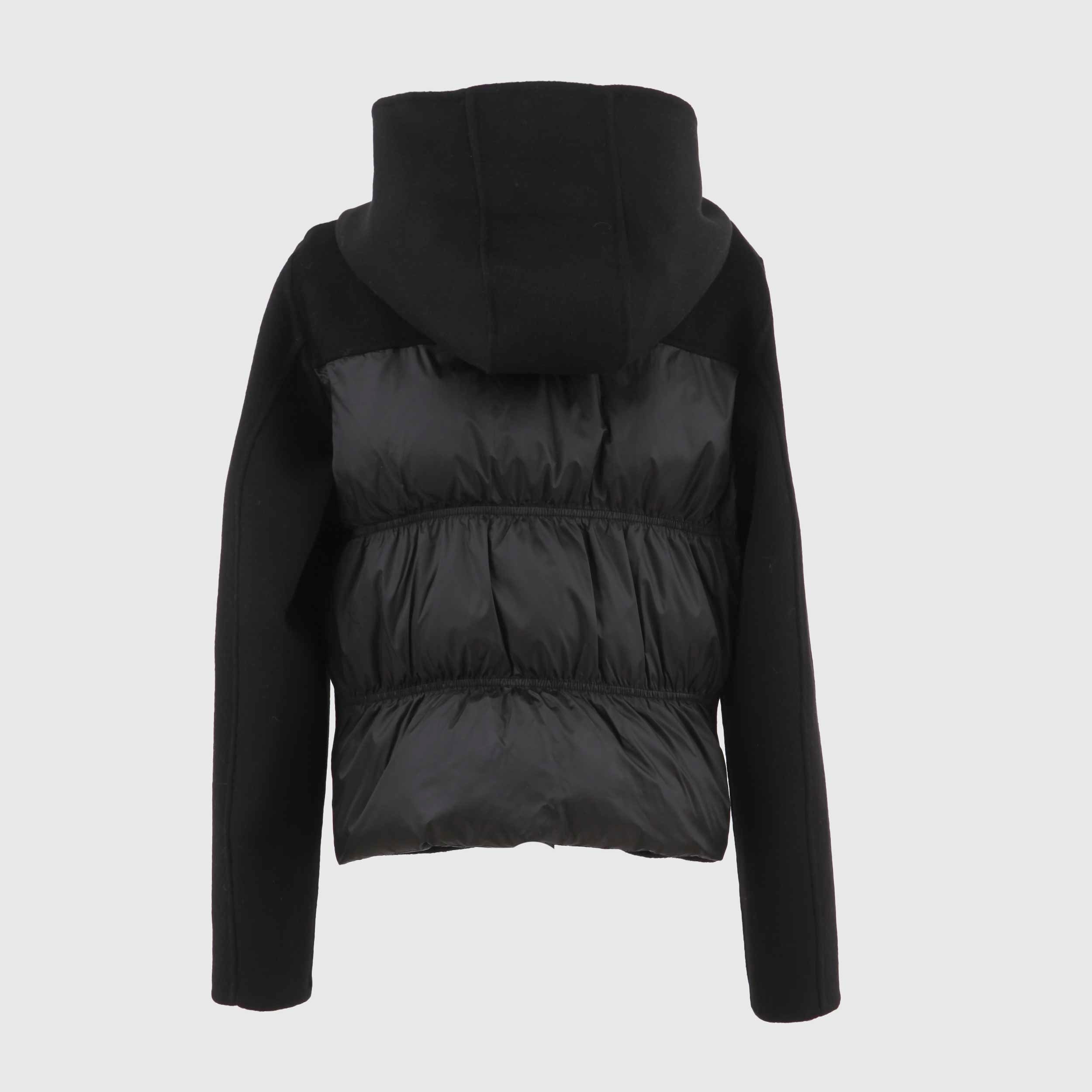 Giacca Nera Con Piumino E Pile By BOMBOOGIE - annameglio.com abbigliamento moda