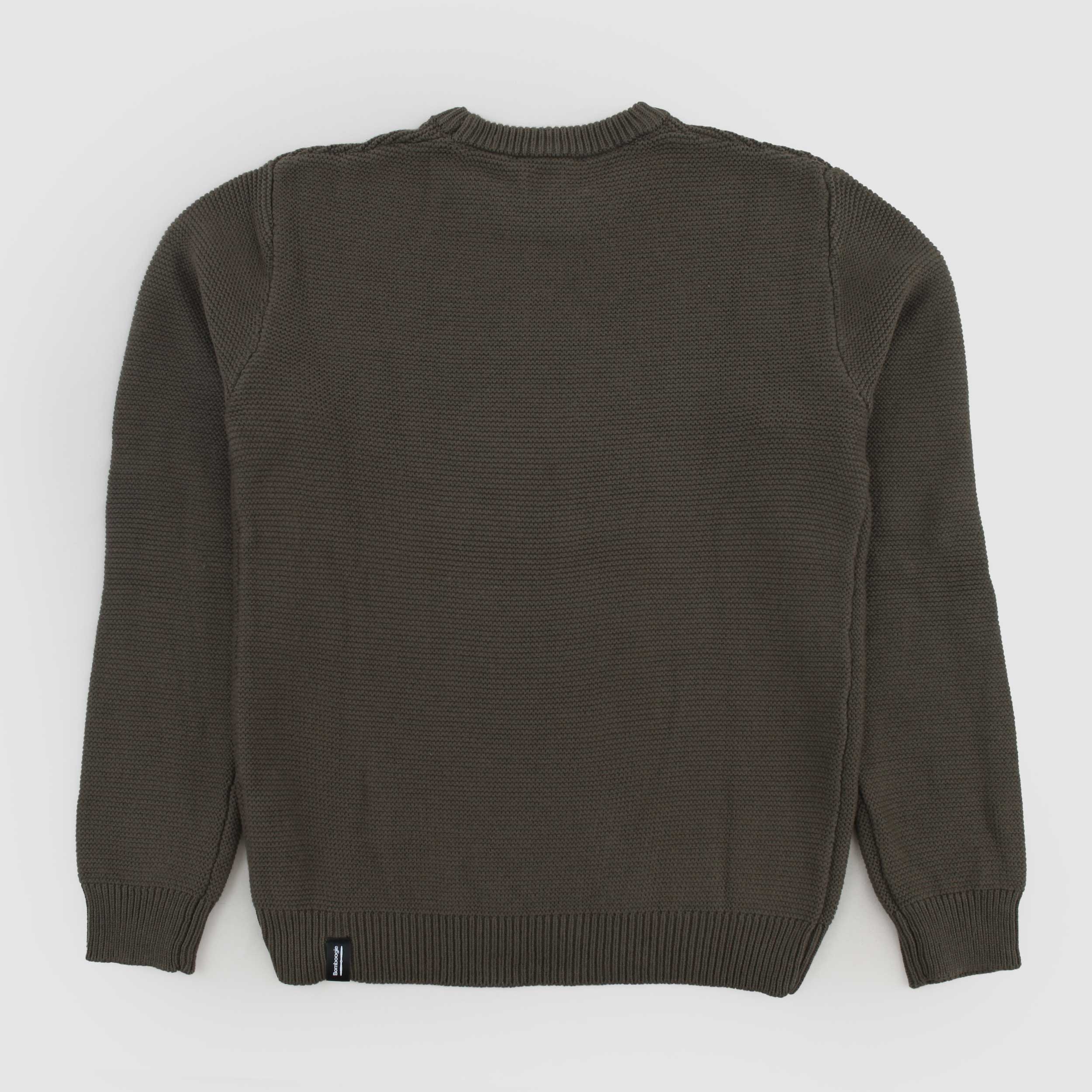 Maglioncino Verde Con Targhetta Firmato BOMBOOGIE - annameglio.com abbigliamento moda