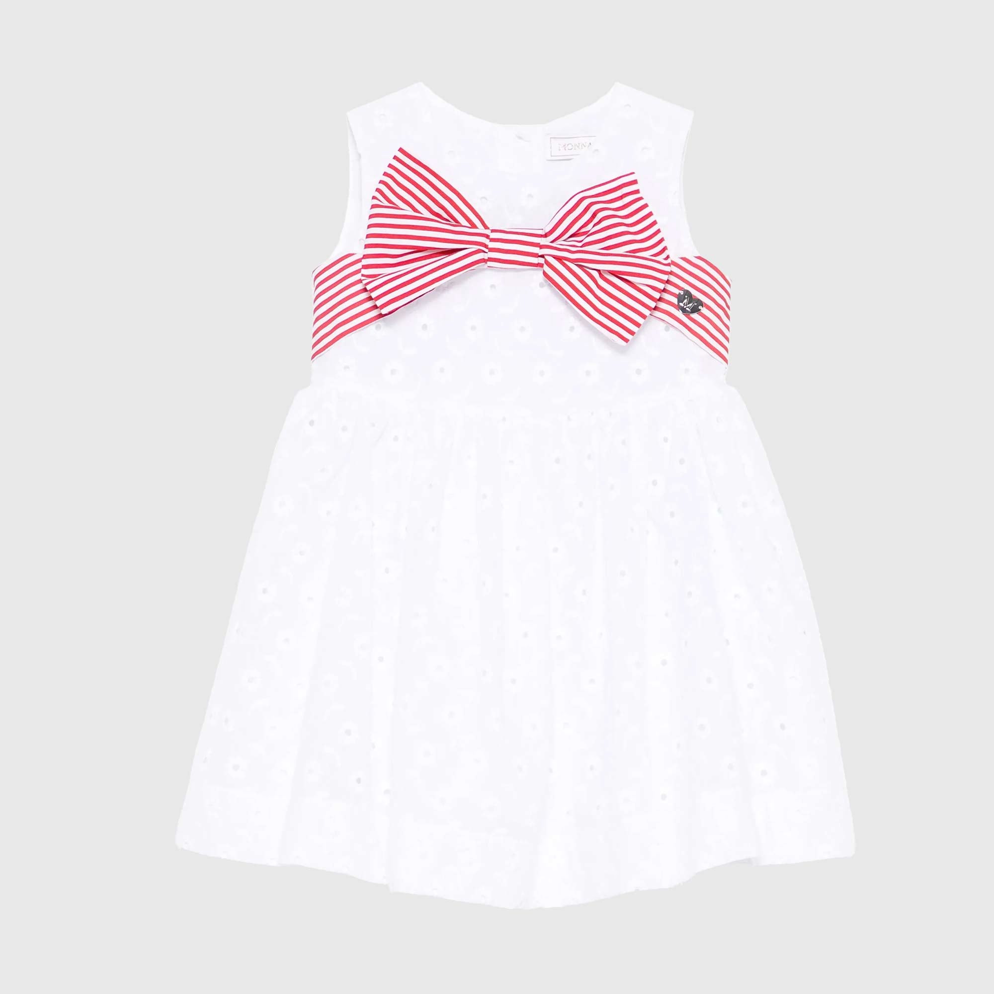 Abito Con Ricamo A Fiori Firmato MONNALISA - annameglio.com abbigliamento moda