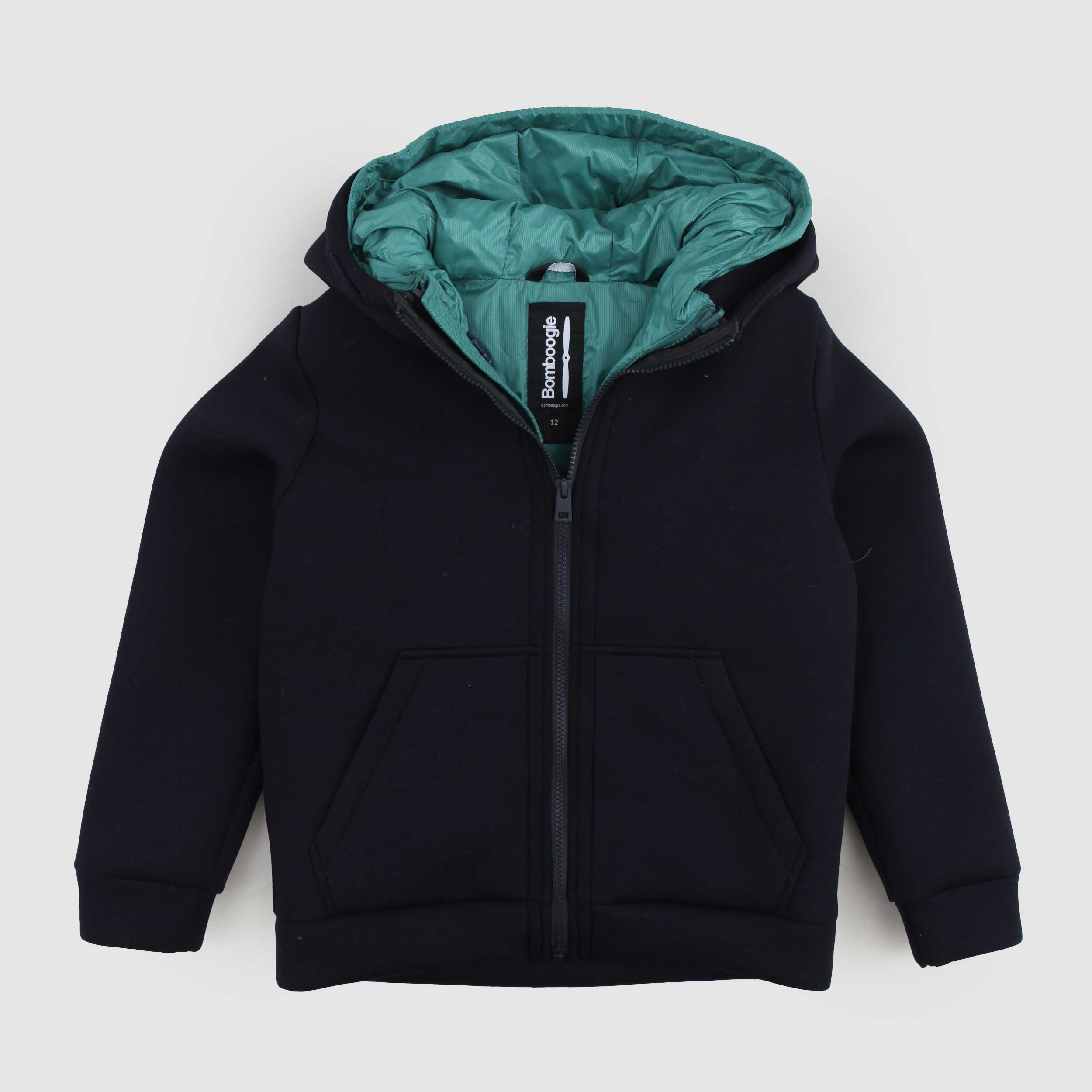 Giubbino Verde E Nero Firmato BOMBOOGIE - annameglio.com abbigliamento moda