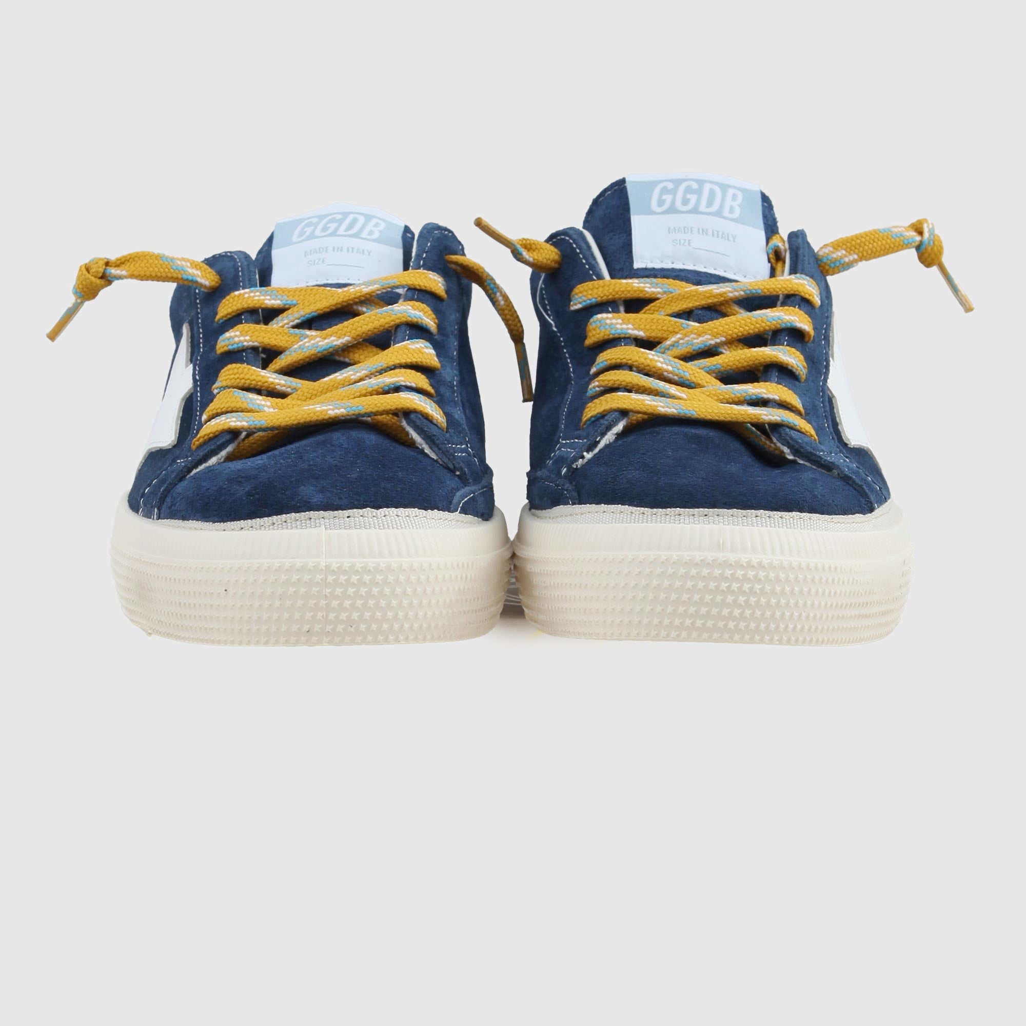 Sneakers May Star Pelle Blu Firmate GOLDEN GOOSE - annameglio.com abbigliamento moda