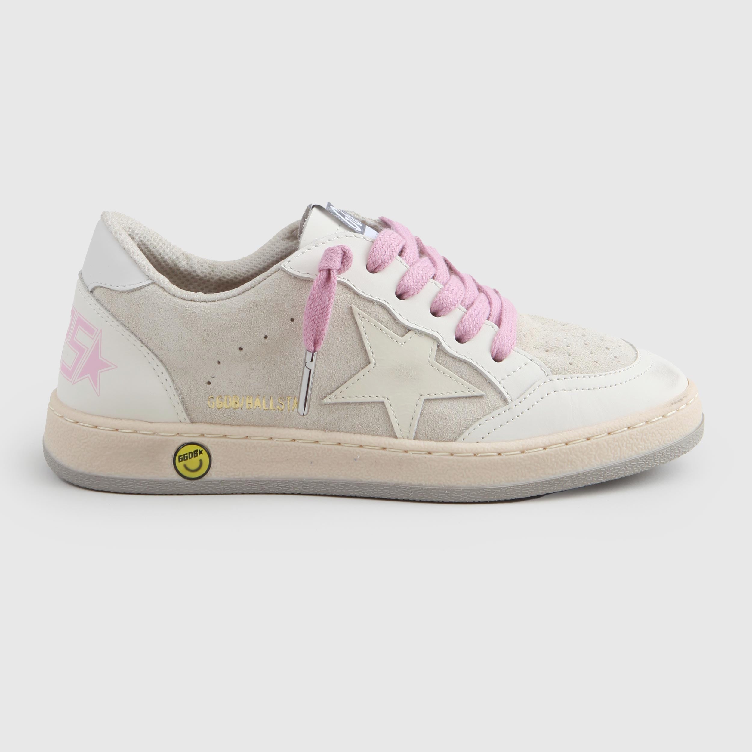 Sneakers BallStar Inserti Rosa By GOLDEN GOOSE - annameglio.com abbigliamento moda