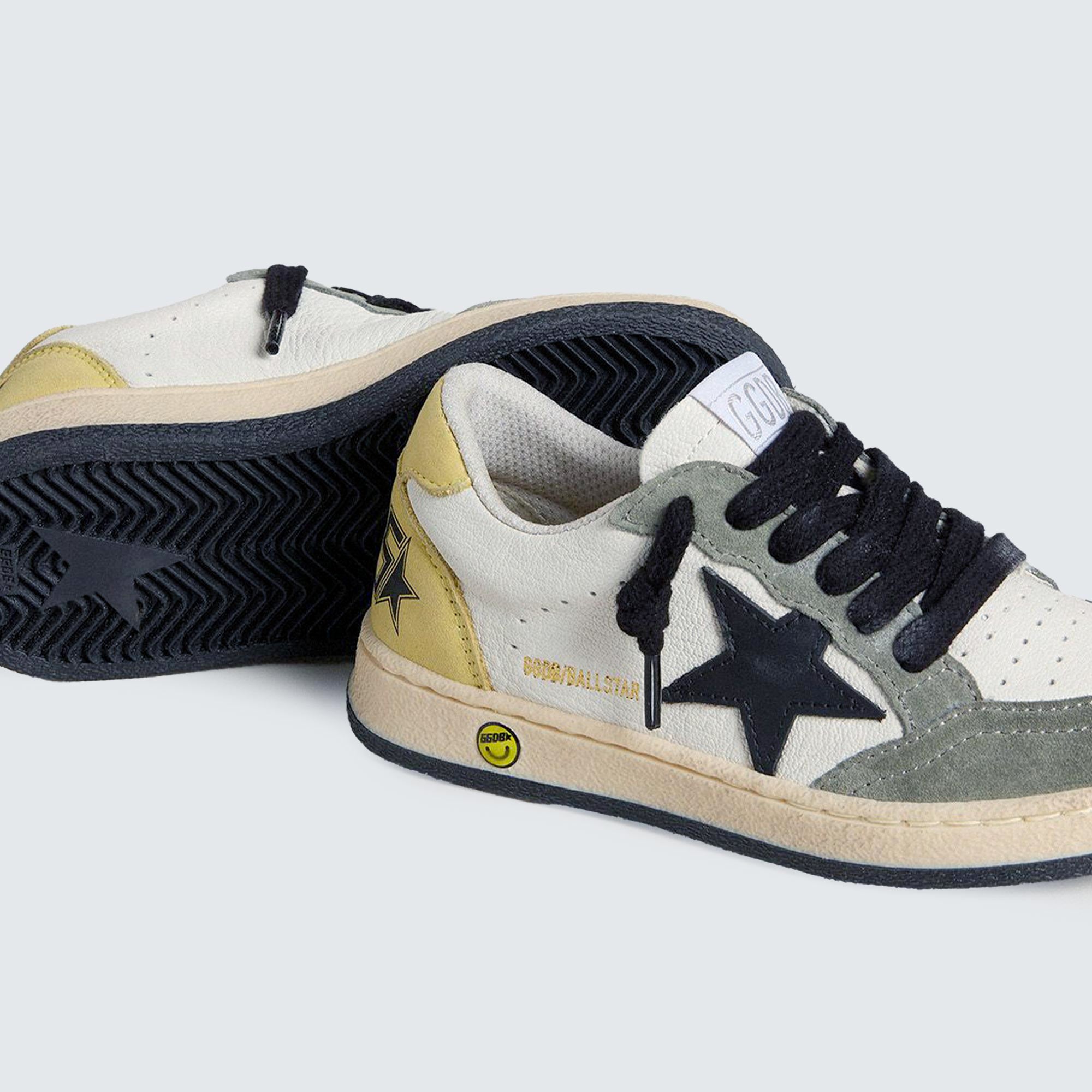 Sneakers Ball Star Gialle Firmate GOLDEN GOOSE - annameglio.com abbigliamento moda