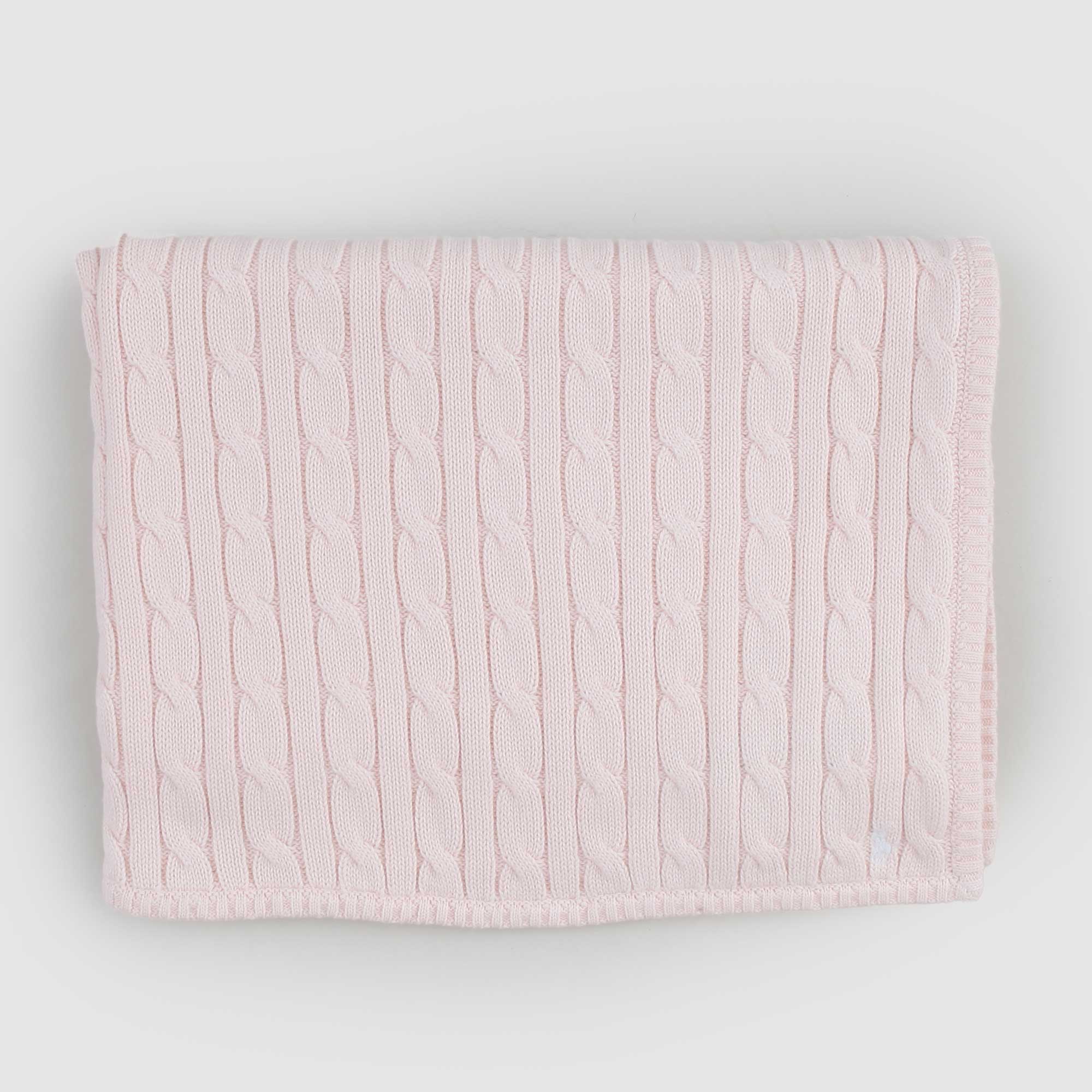 Copertina Rosa A Trecce Firmata Ralph Lauren - annameglio.com abbigliamento moda