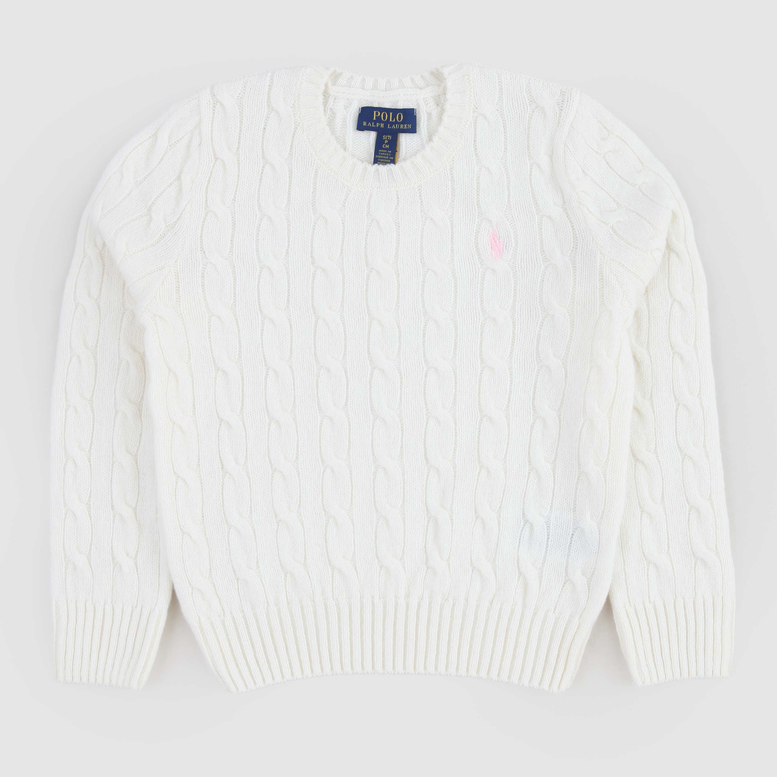 Maglioncino Panna A Trecce Firmato RALPH LAUREN - annameglio.com abbigliamento moda