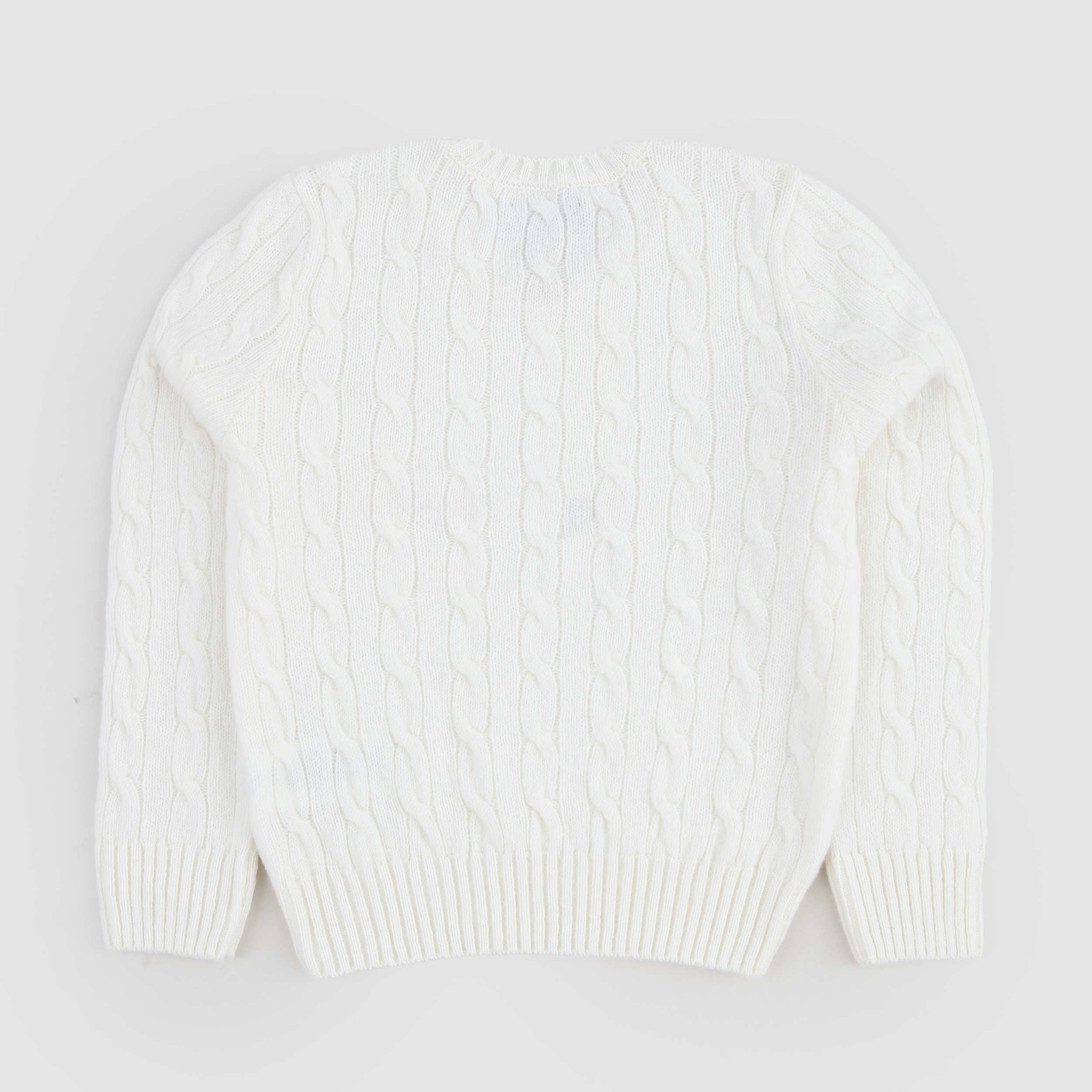 Maglioncino Panna A Trecce Firmato RALPH LAUREN - annameglio.com abbigliamento moda