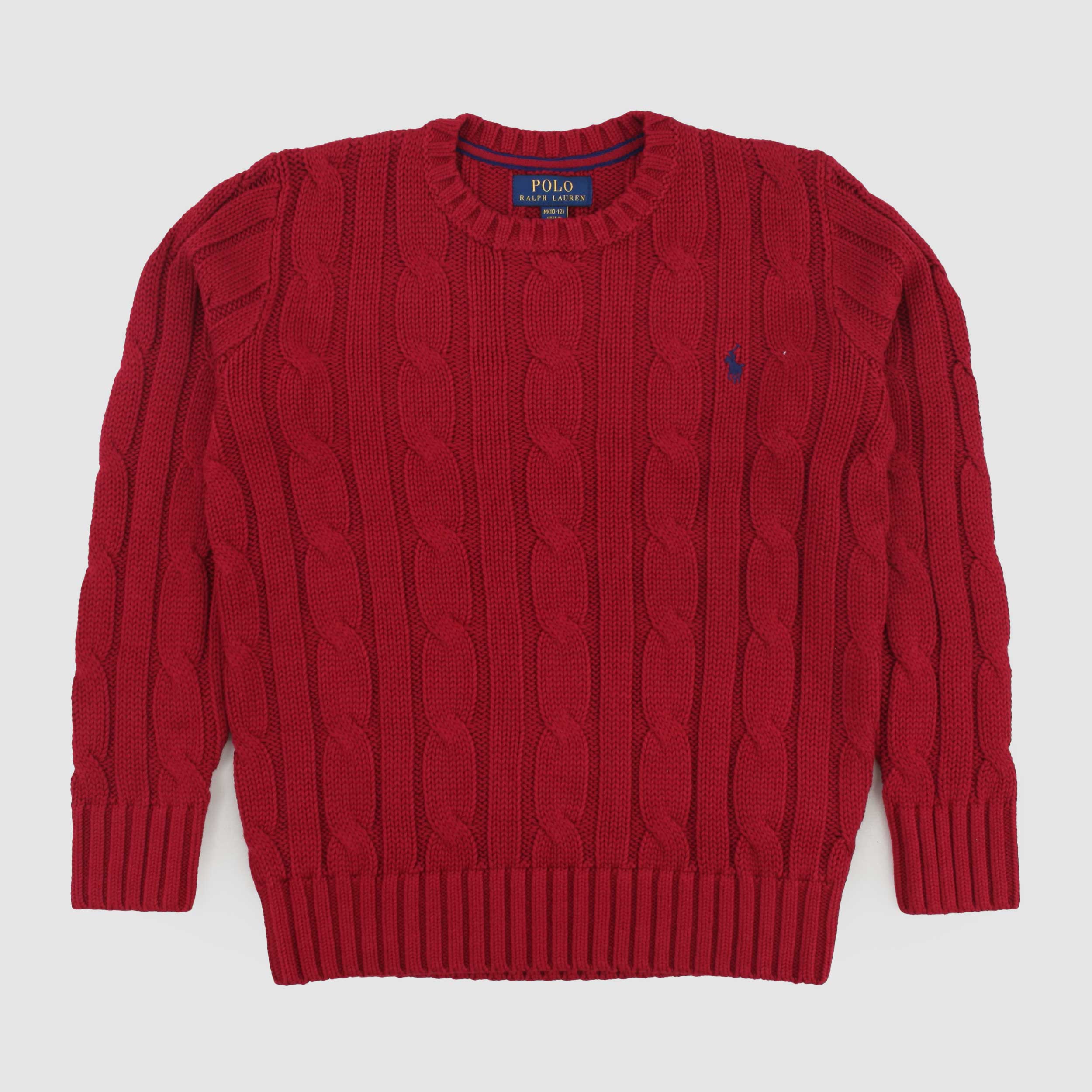 Pullover Rosso A Trecce Firmato RALPH LAUREN - annameglio.com abbigliamento moda